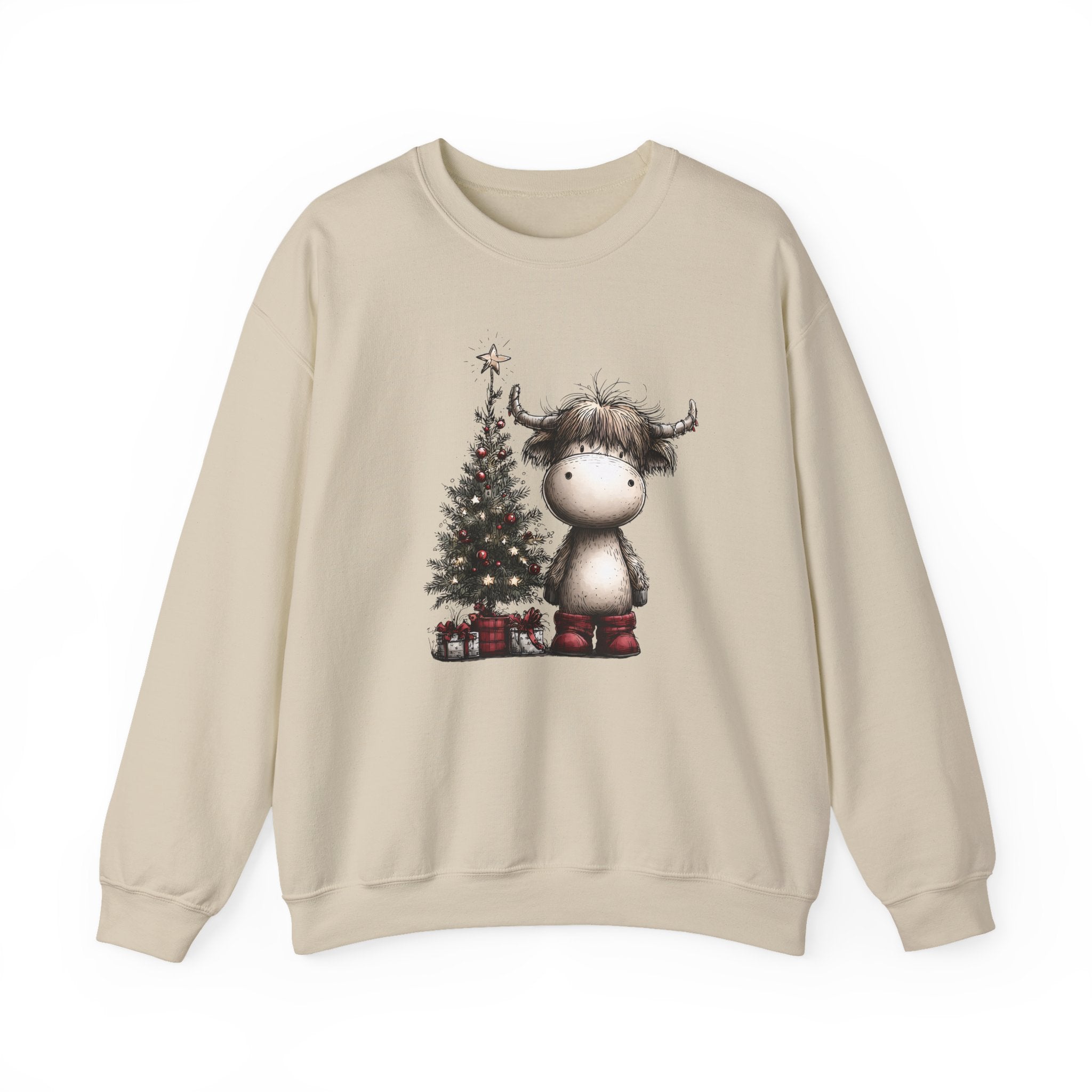 Christmas Moose Crewneck Sweatshirt