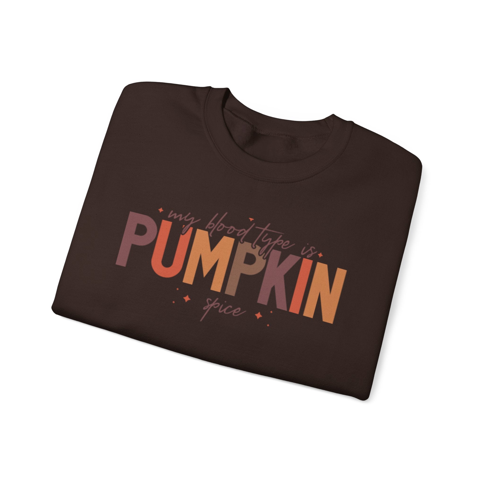 My Blood Type Is Pumpkin Spice Crewneck Sweatshirt