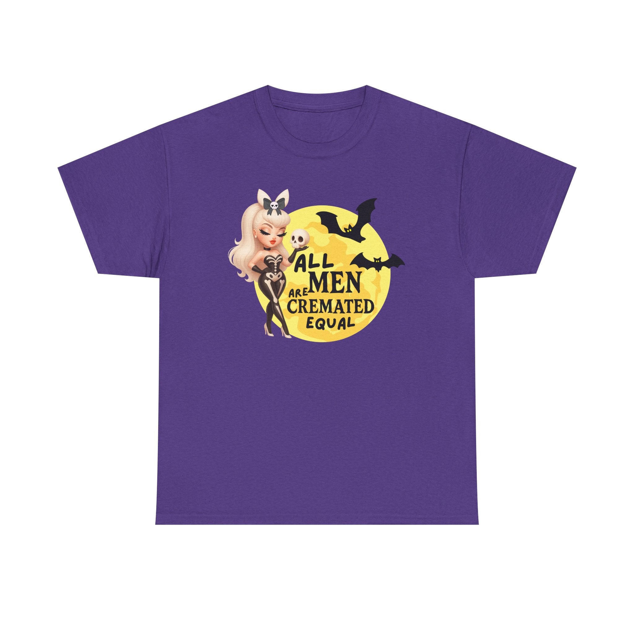 All Men Are Cremated Equal Spooky Humor T-shirt