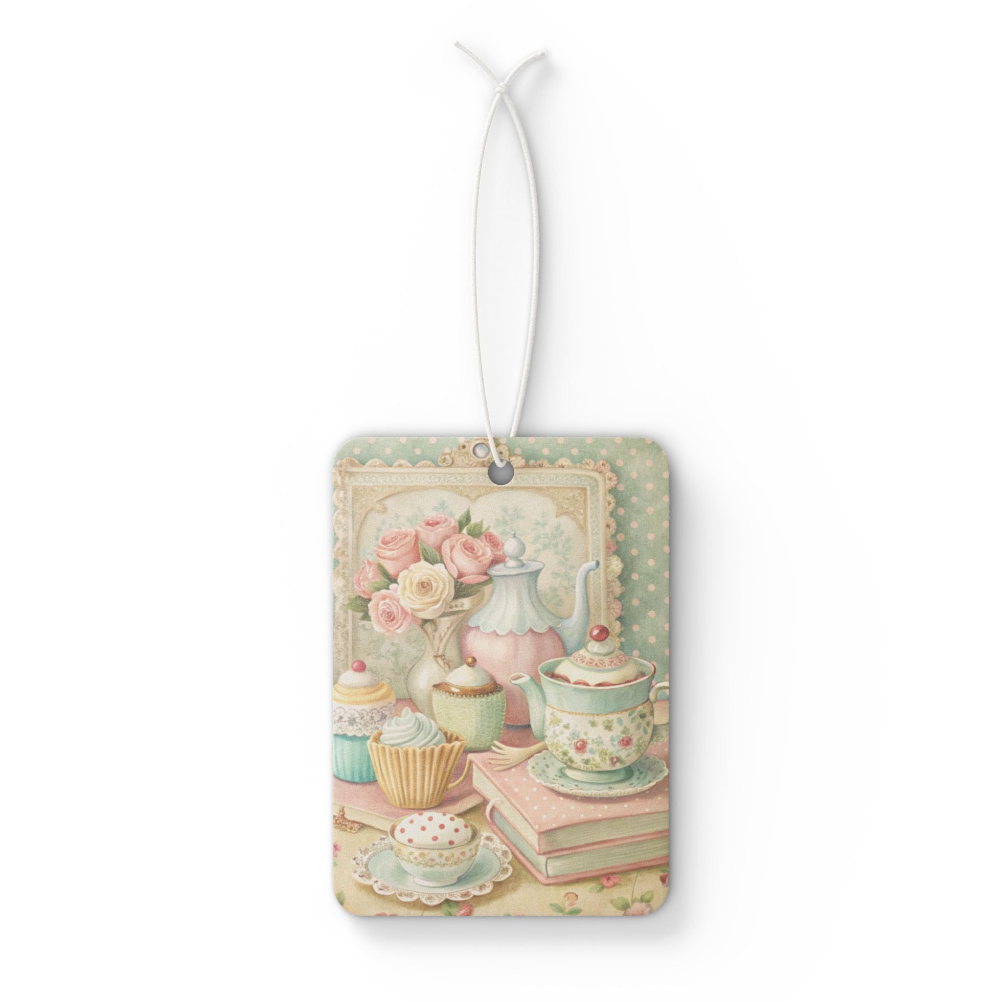 Pastel Tea Party Car Air Freshener