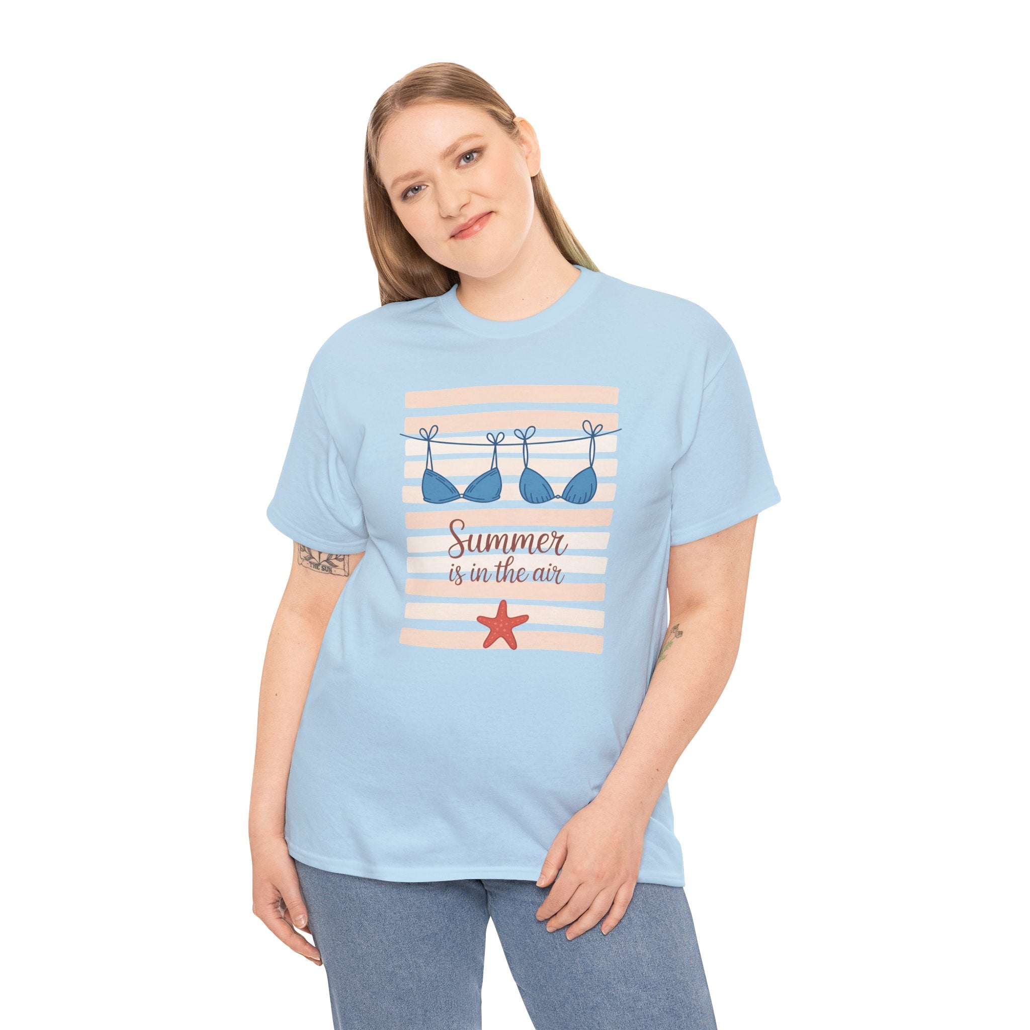 Summer Is In The Air Tee — Beach Bikini Graphic T-Shirt