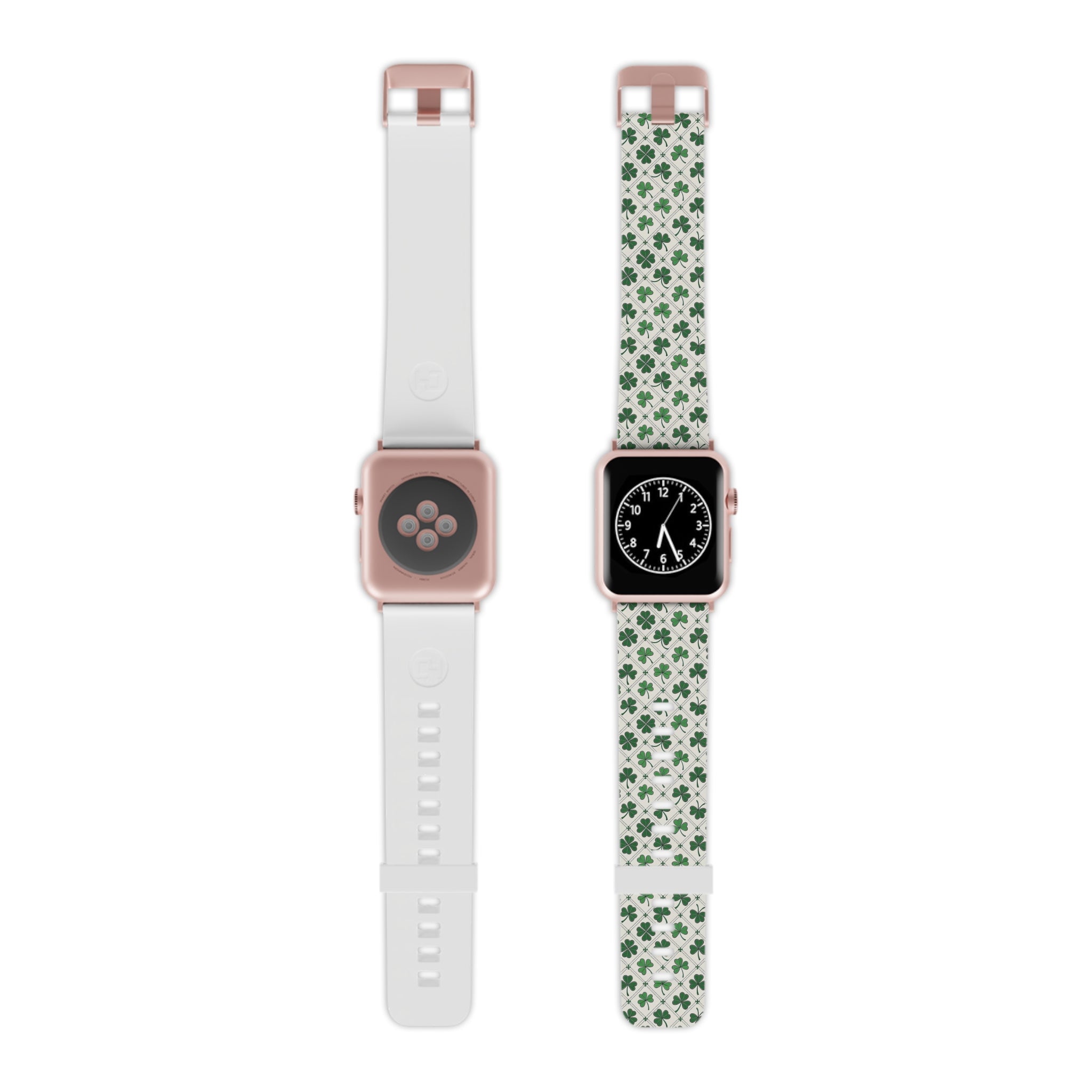 Clover Pattern Apple Watch Band — Green Shamrock St. Patrick’s Day Strap
