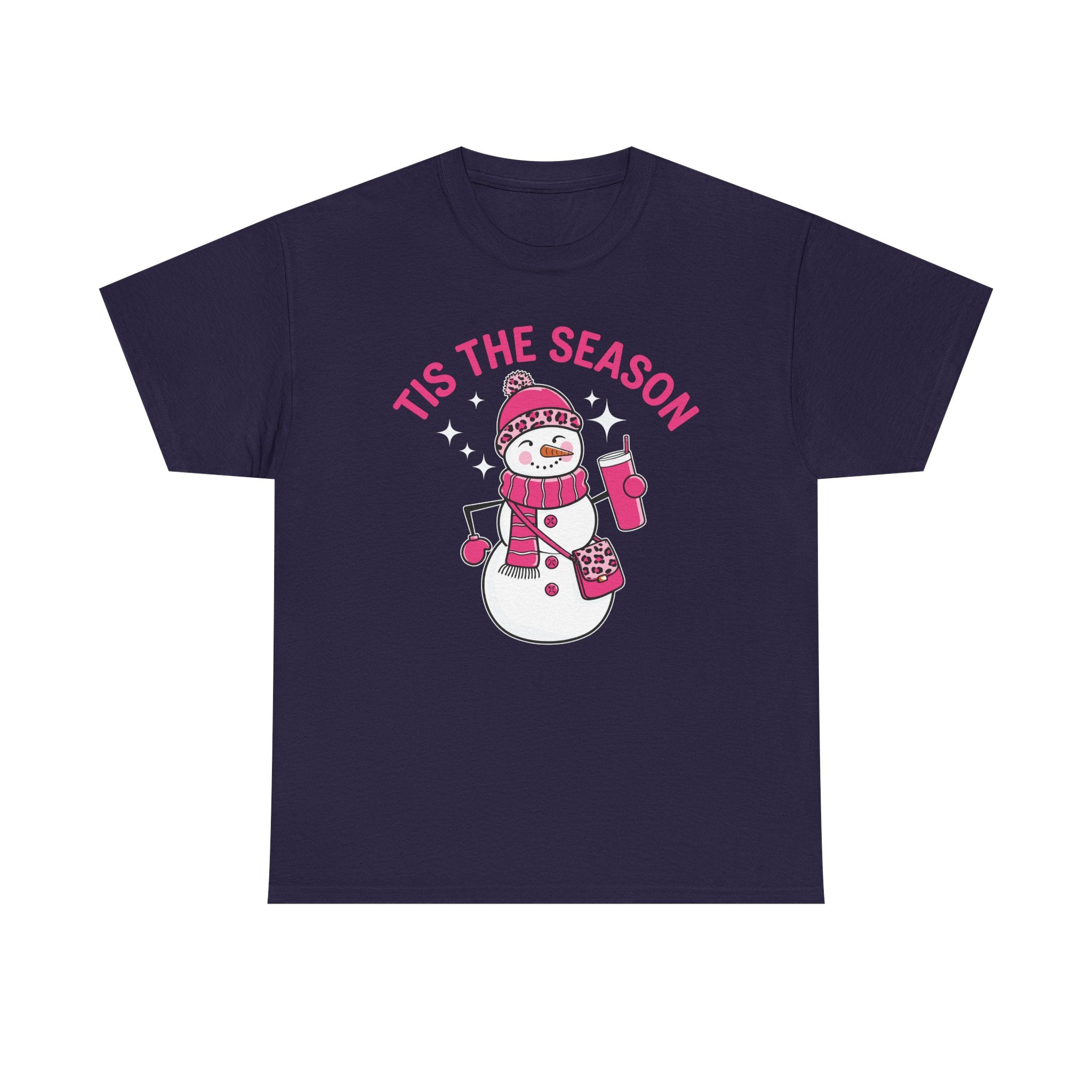 Tis The Season Bougie Snowman Tshirt