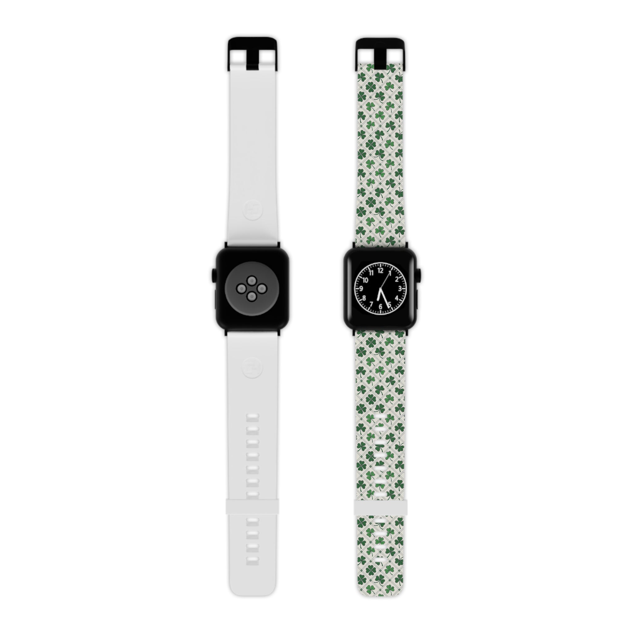 Clover Pattern Apple Watch Band — Green Shamrock St. Patrick’s Day Strap