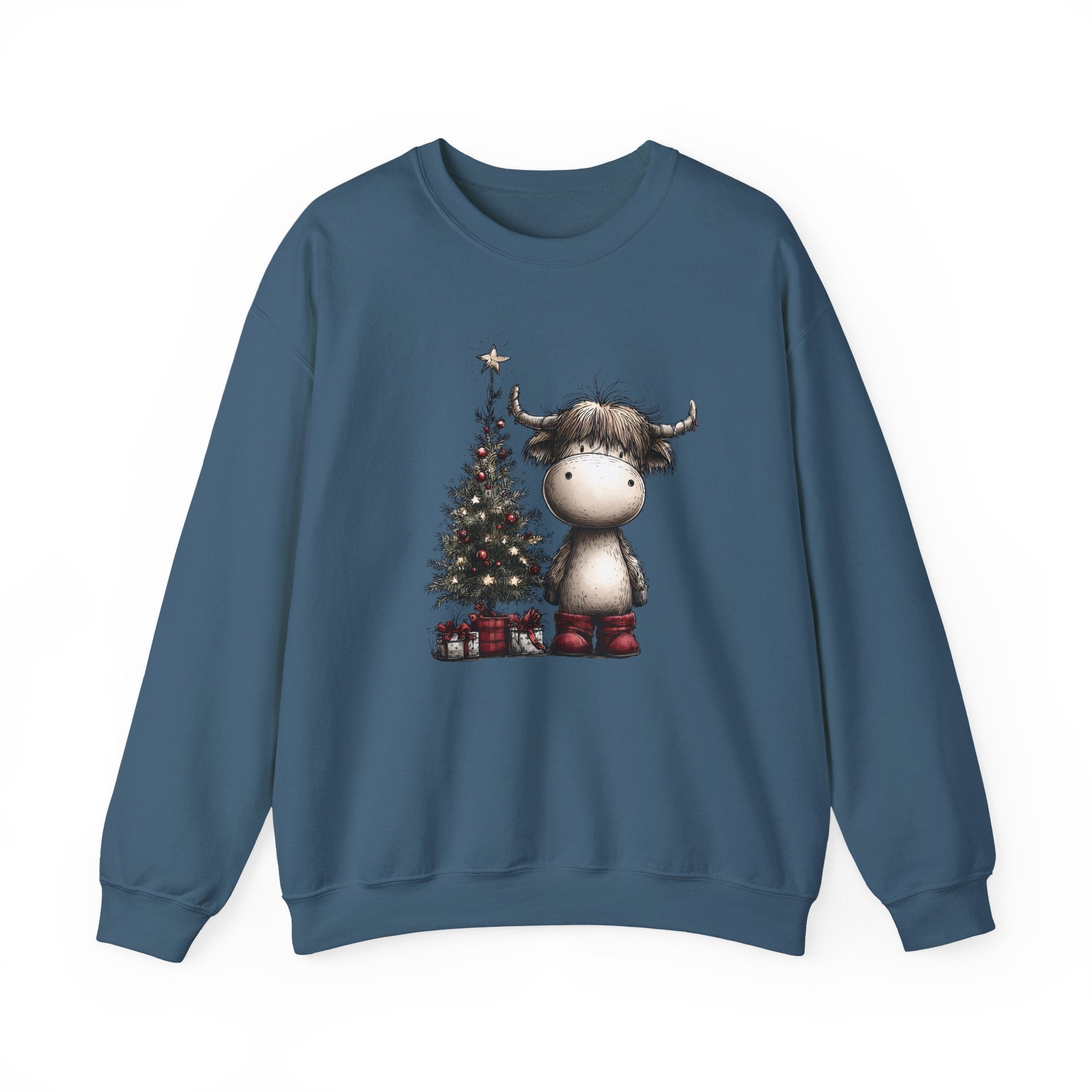 Christmas Moose Crewneck Sweatshirt