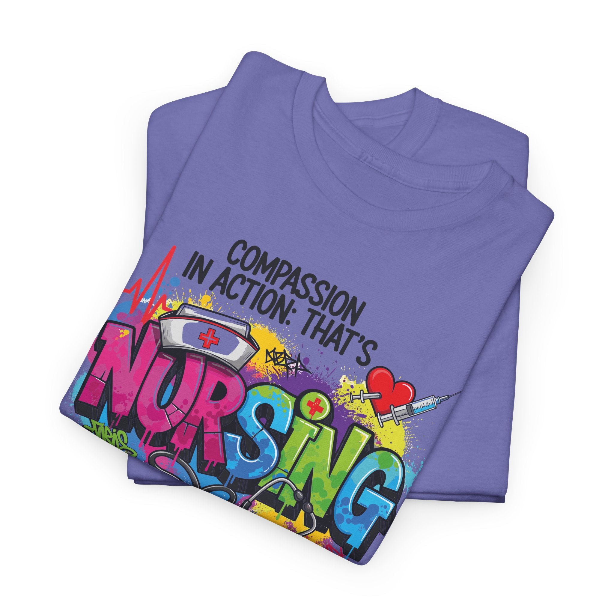 Compassion in Action Nurse T-shirt