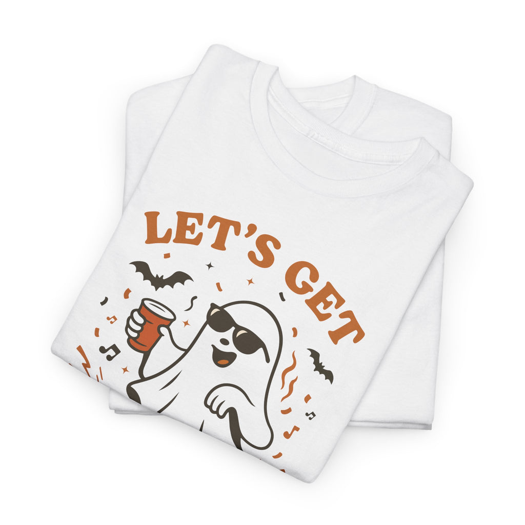 Spooky Ghost Party T-Shirt – Let’s Get Sheet-Faced