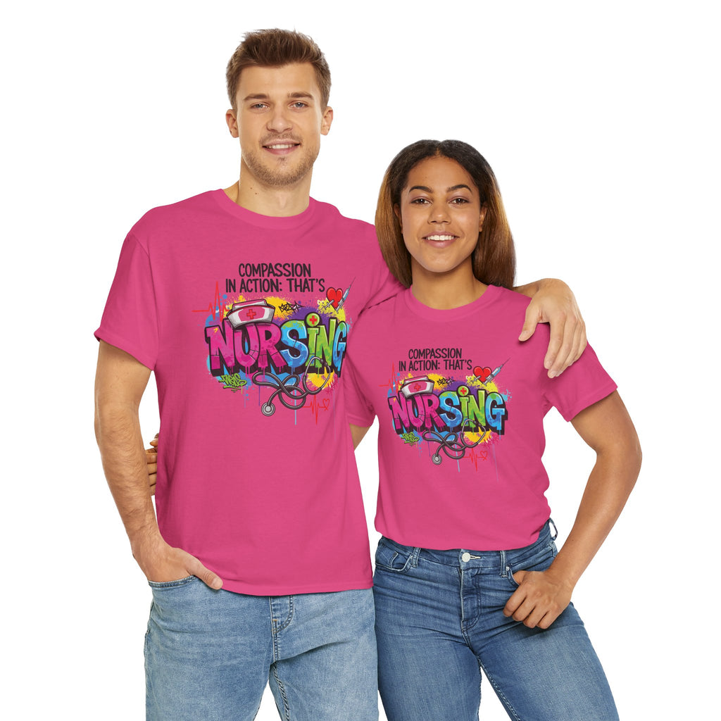 Compassion in Action Nurse T-shirt