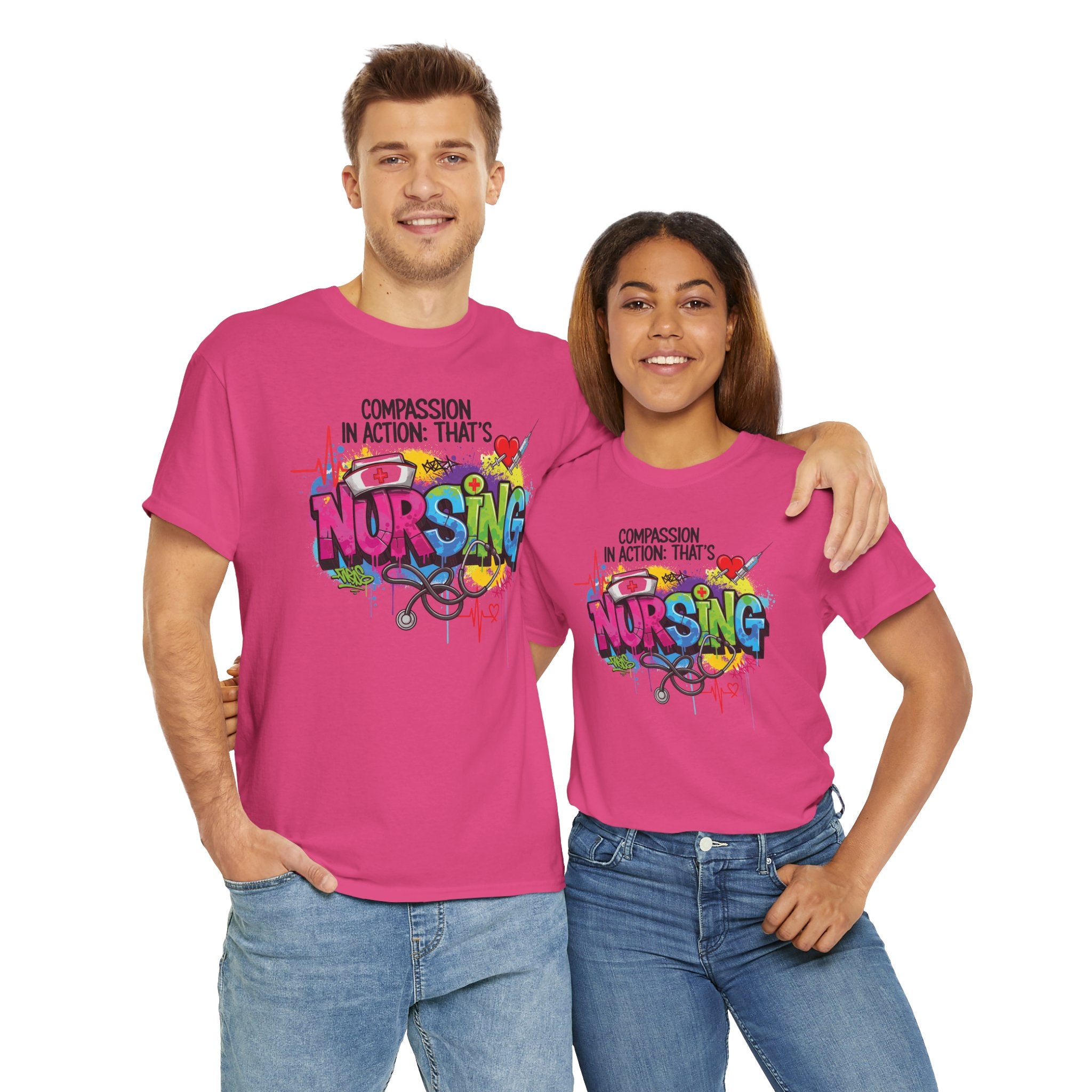 Compassion in Action Nurse T-shirt