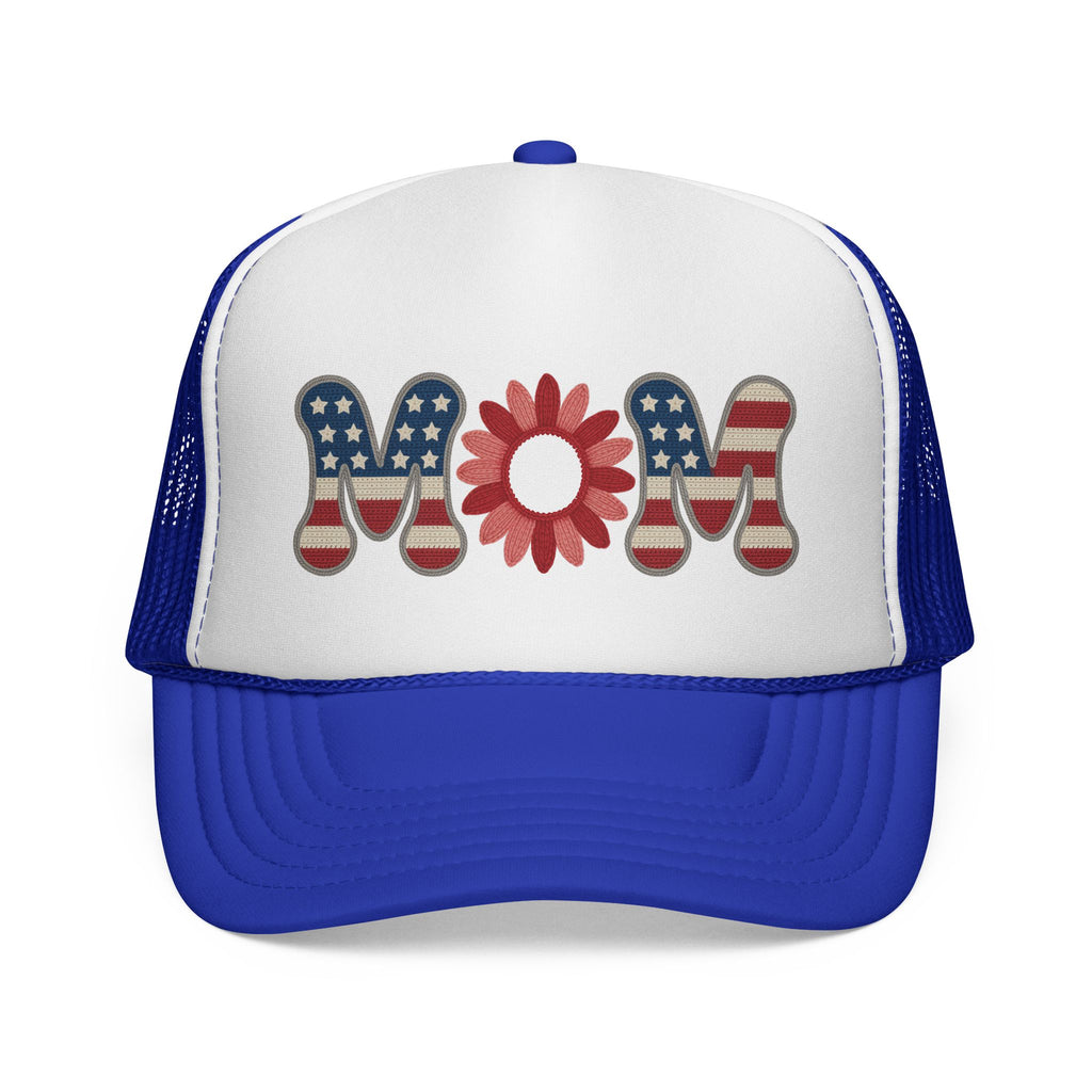 MOM Patriotic Trucker Cap