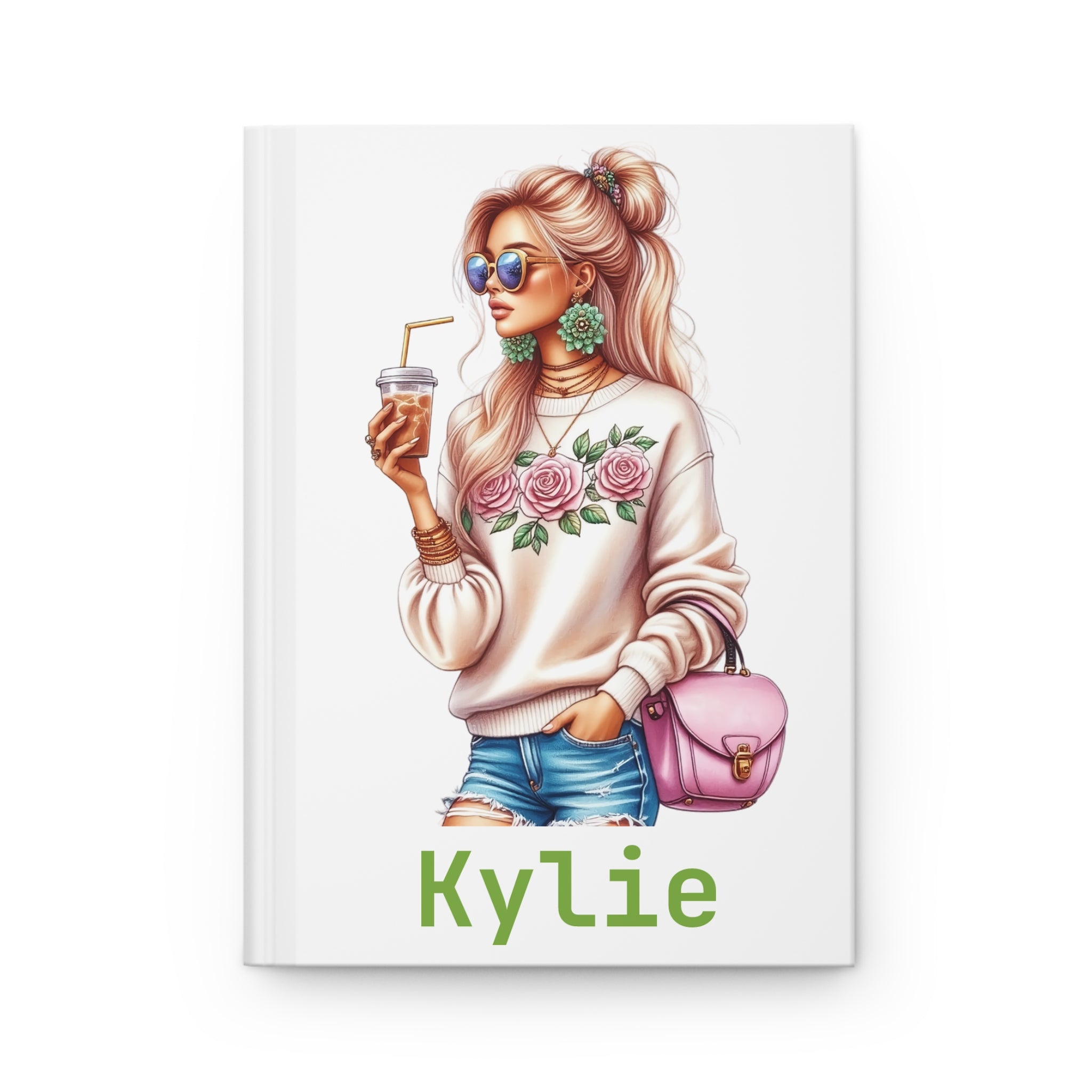 Hardcover Journal — Personalized Chic Girl
