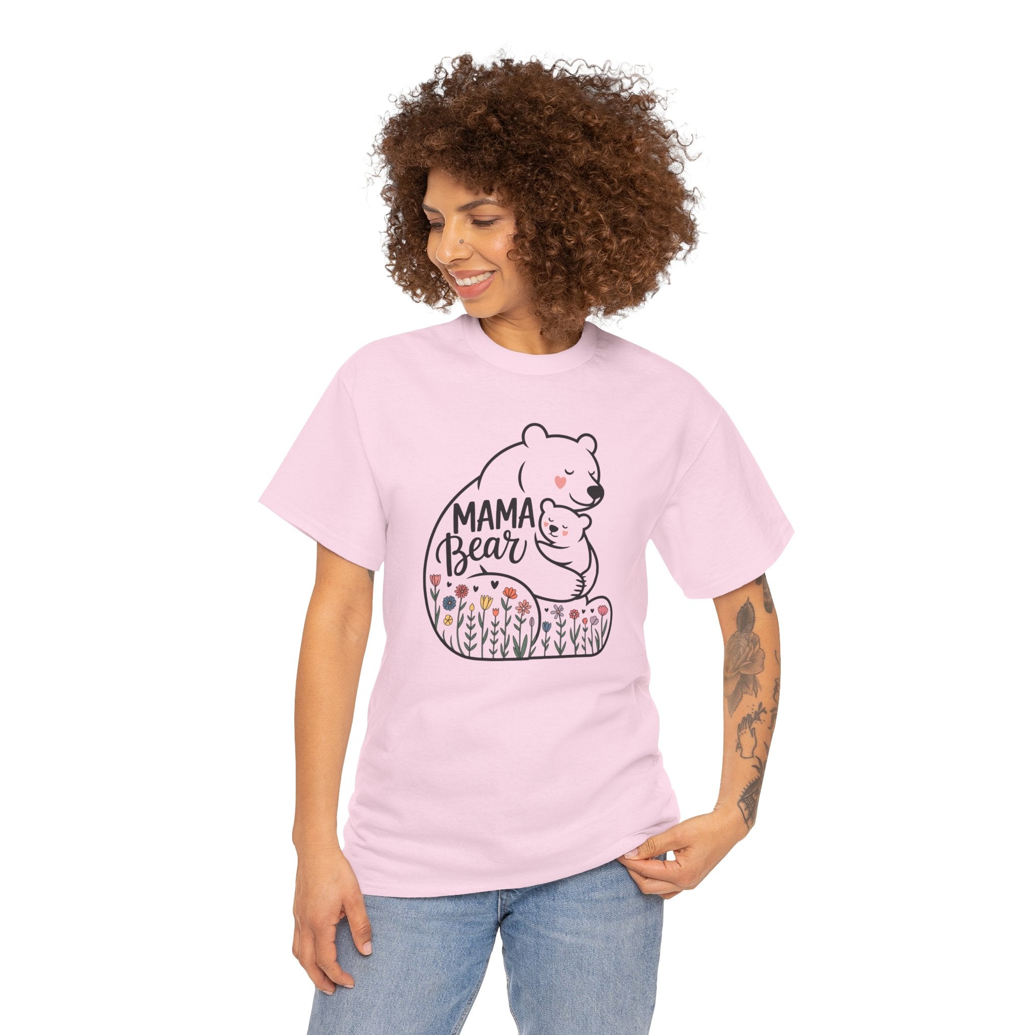 Mama Bear Tee — Cute Mother & Baby Bear Graphic Shirt