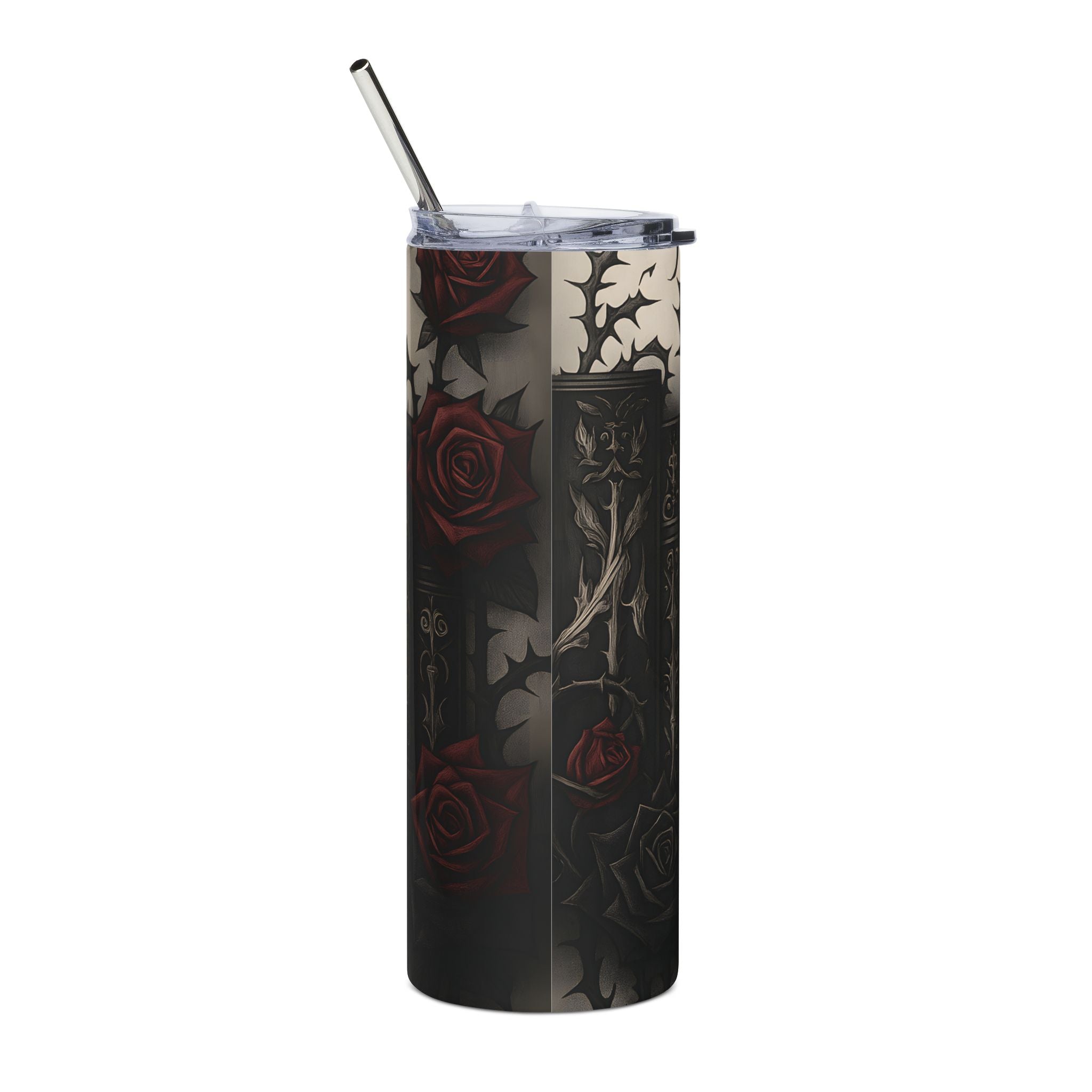 I Prefer the Villain 20oz Stainless Steel Tumbler — Gothic Rose Travel Cup