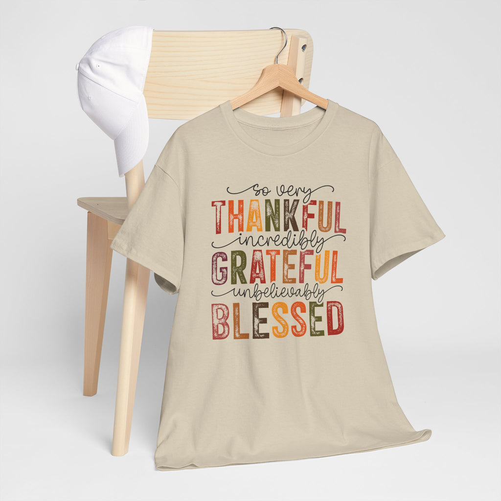 Thankful Grateful Blessed T-shirt