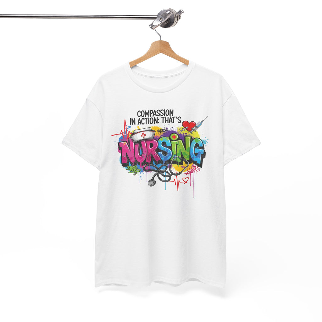 Compassion in Action Nurse T-shirt