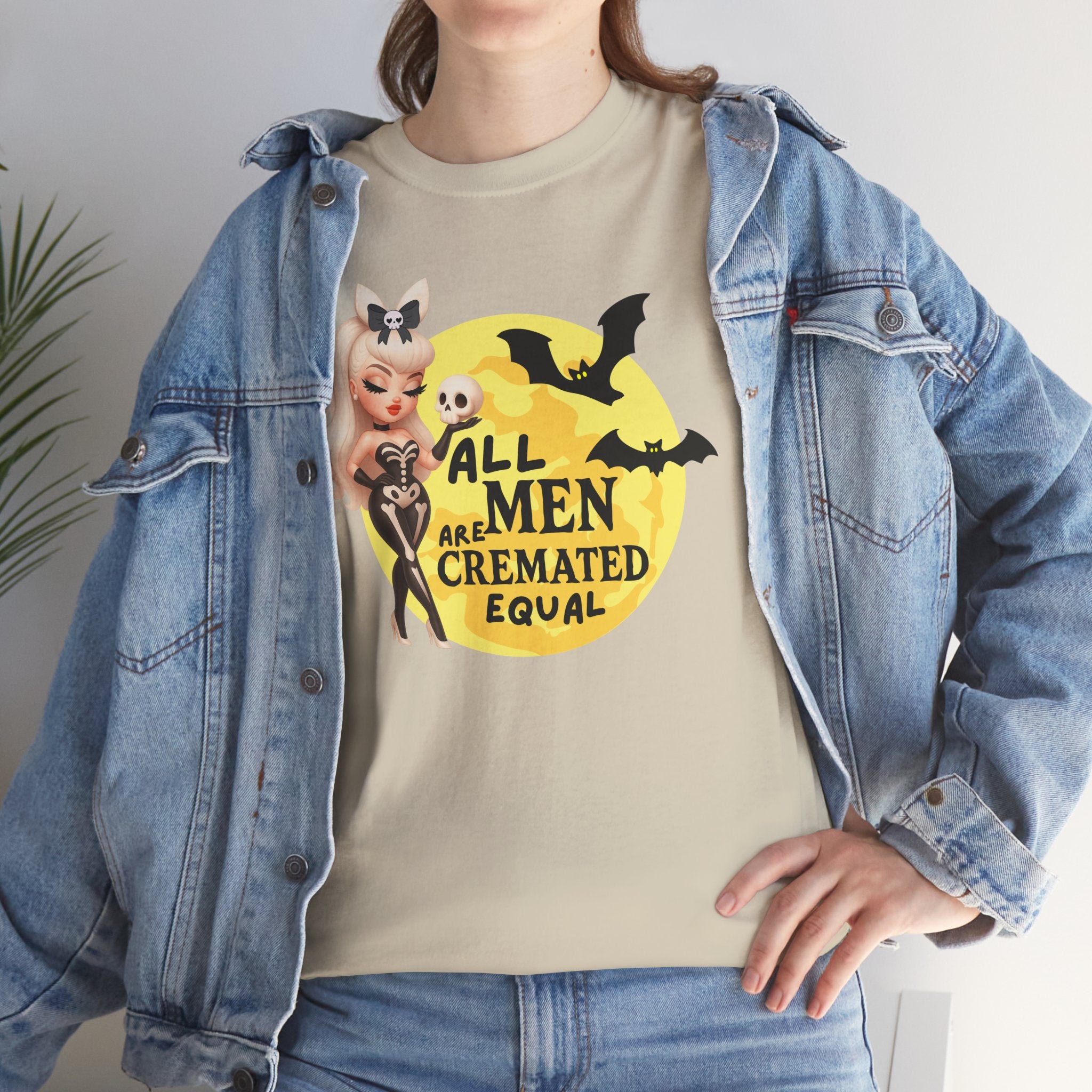 All Men Are Cremated Equal Spooky Humor T-shirt