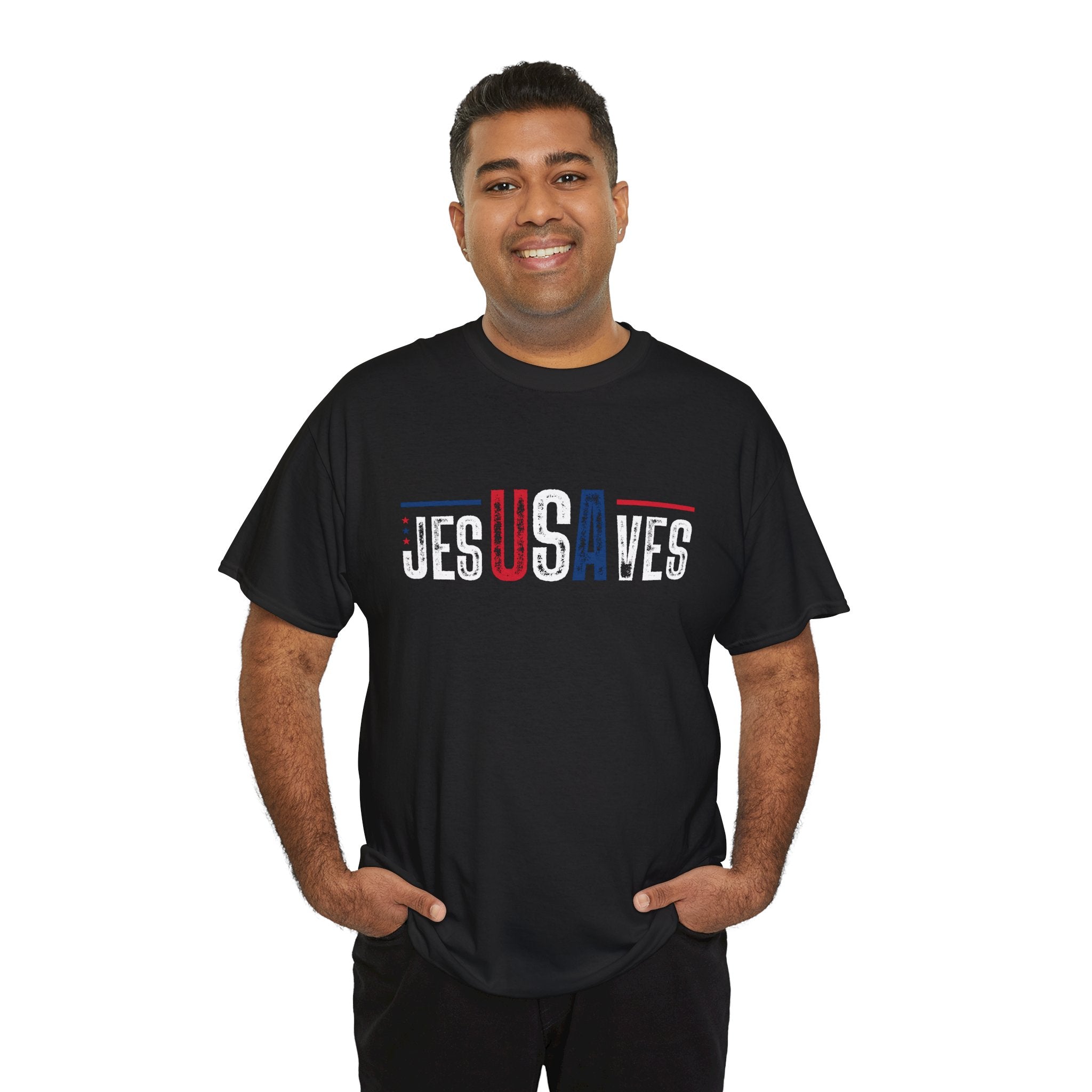 Jesus Saves Patriotic T-Shirt