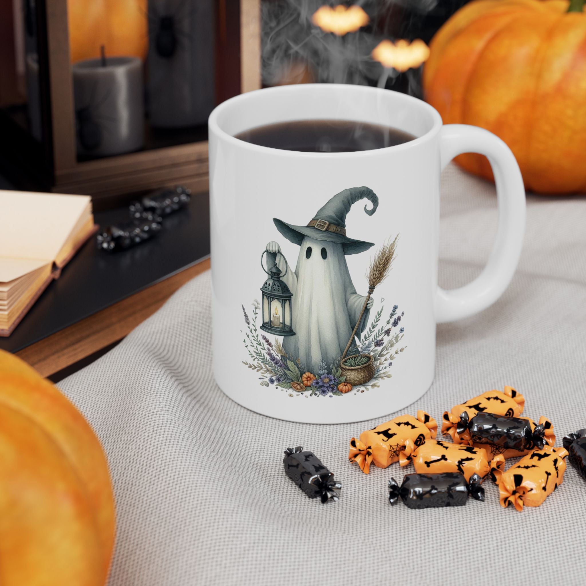 Cute Ghost Ceramic Mug
