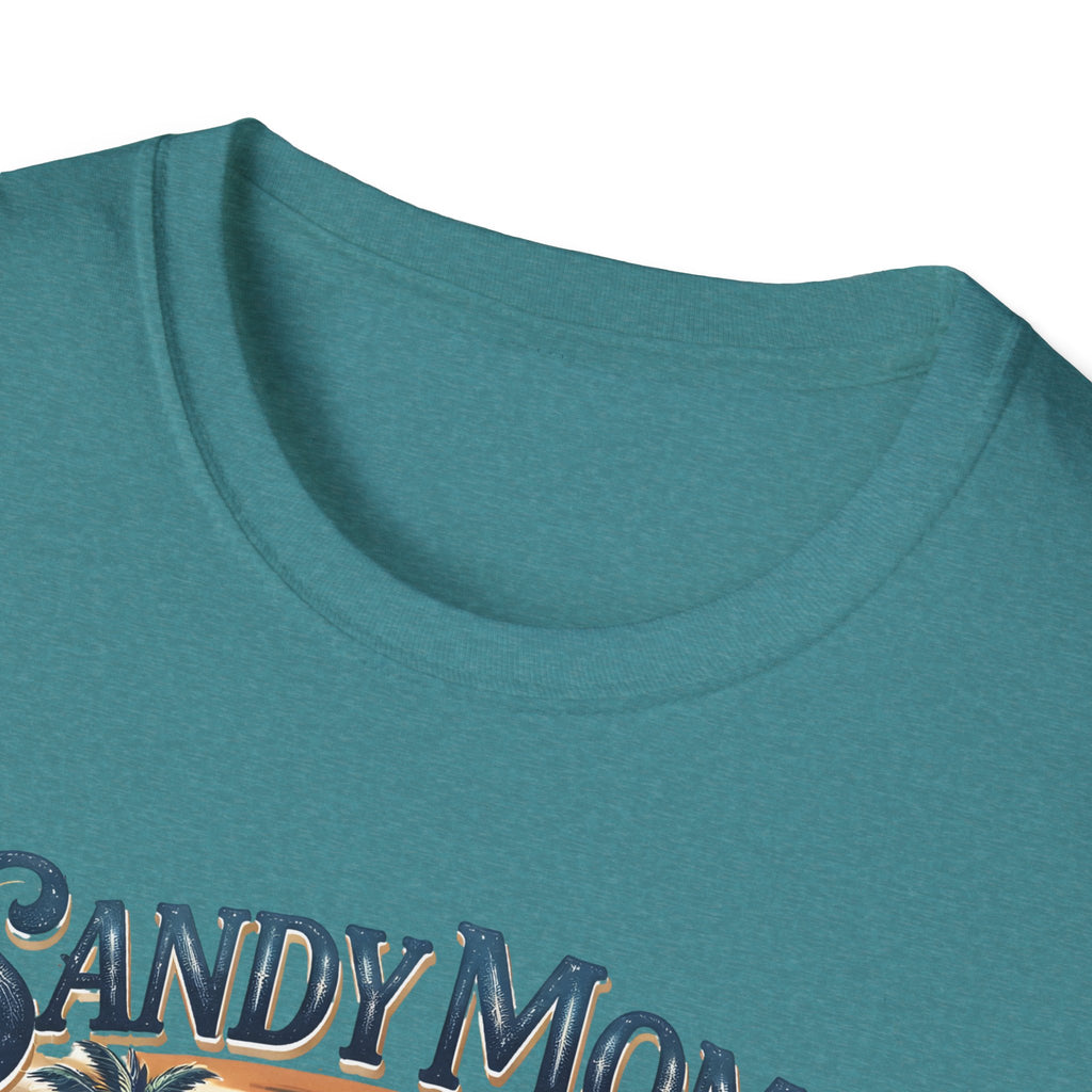 Sandy Moms Coastal Vibes T-Shirt — "Tropic Like It’s Hot" Beach Tee