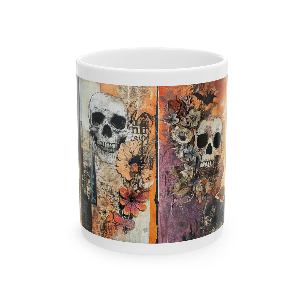 Skull Flower Coffee Mug