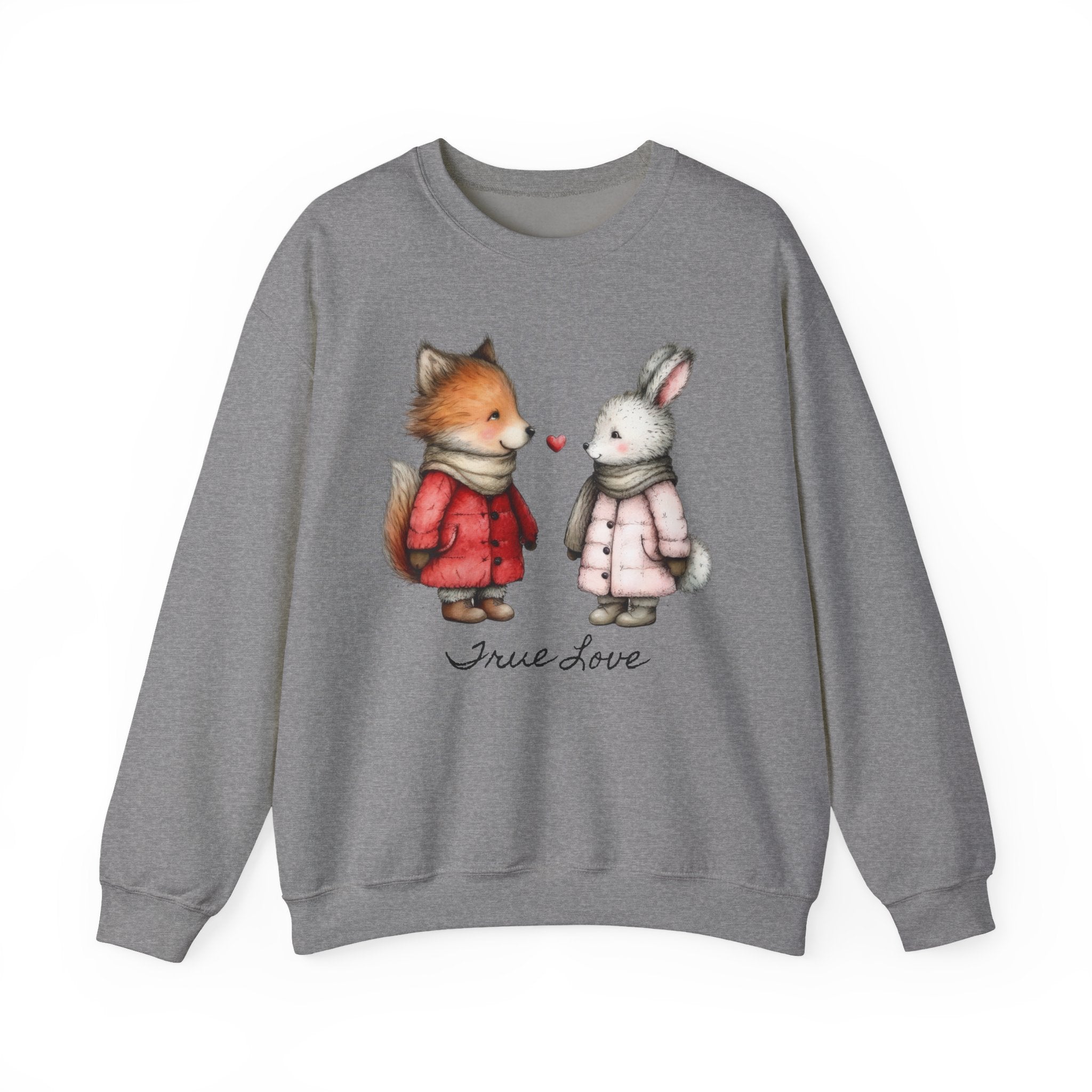 Cute Fox & Bunny Personalized Crewneck