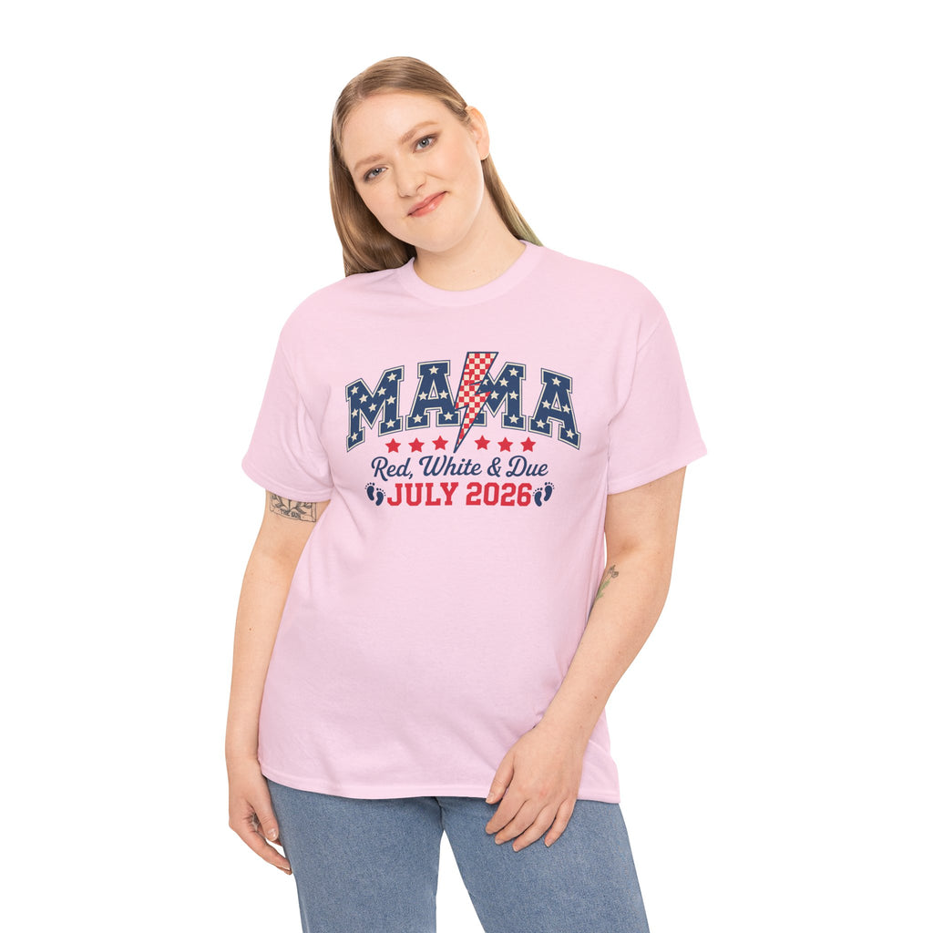 Mama — Red, White & Due July 2026 Tee