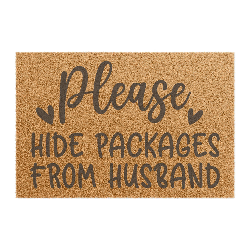 Please Hide Packages From Husband Doormat