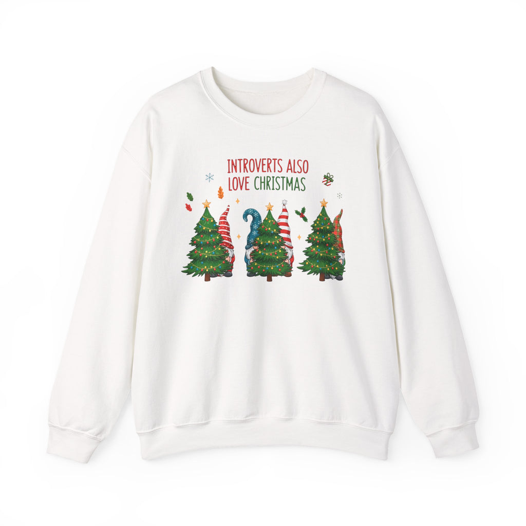 Introverts Also Love Christmas Sweatshirt