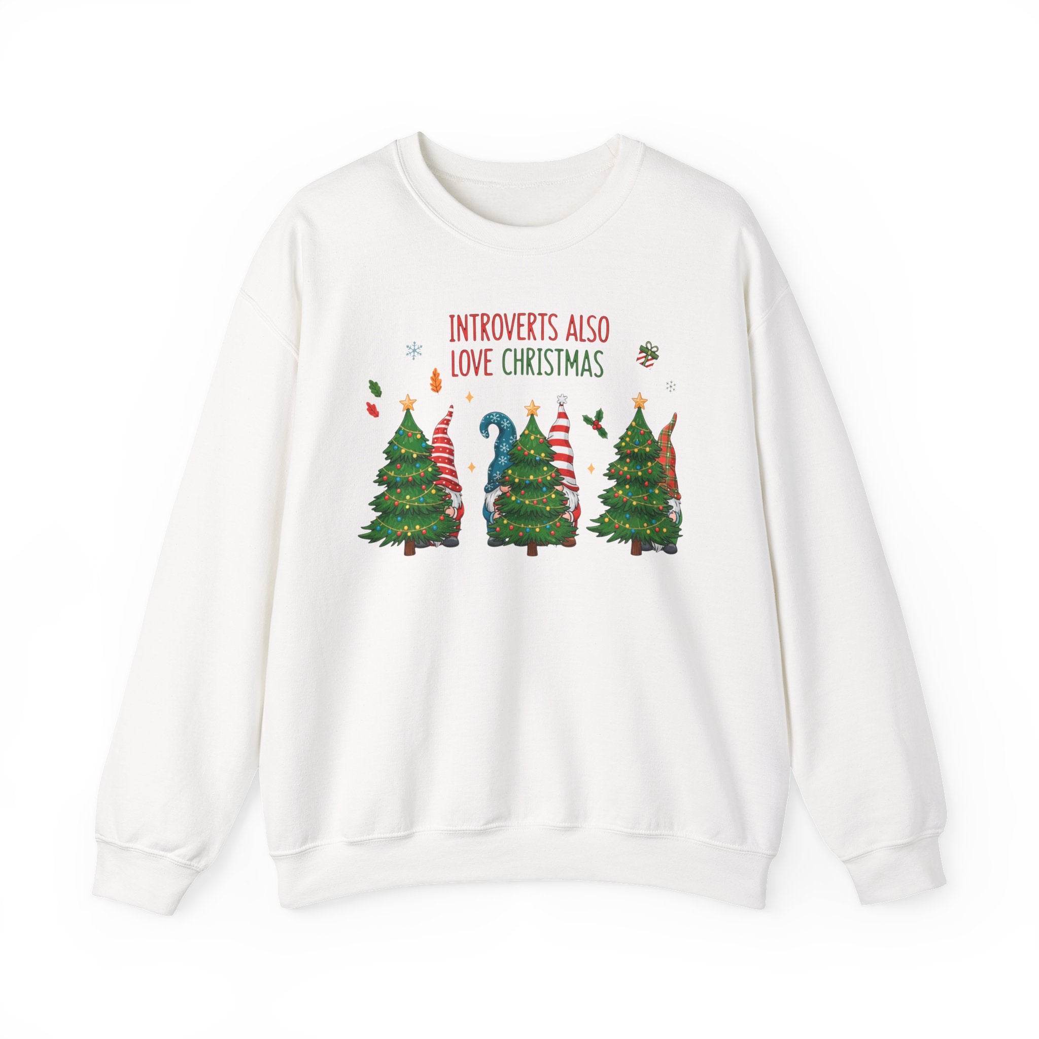Introverts Also Love Christmas Sweatshirt