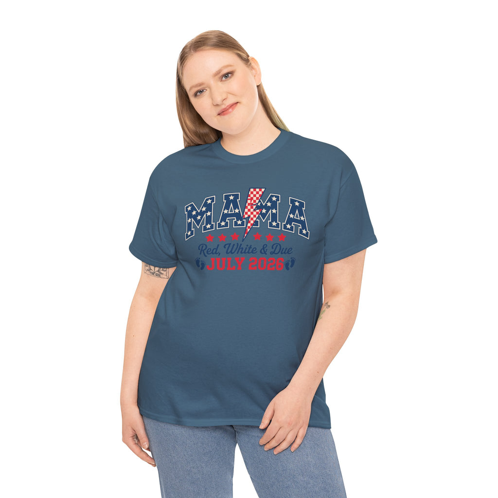 Mama — Red, White & Due July 2026 Tee