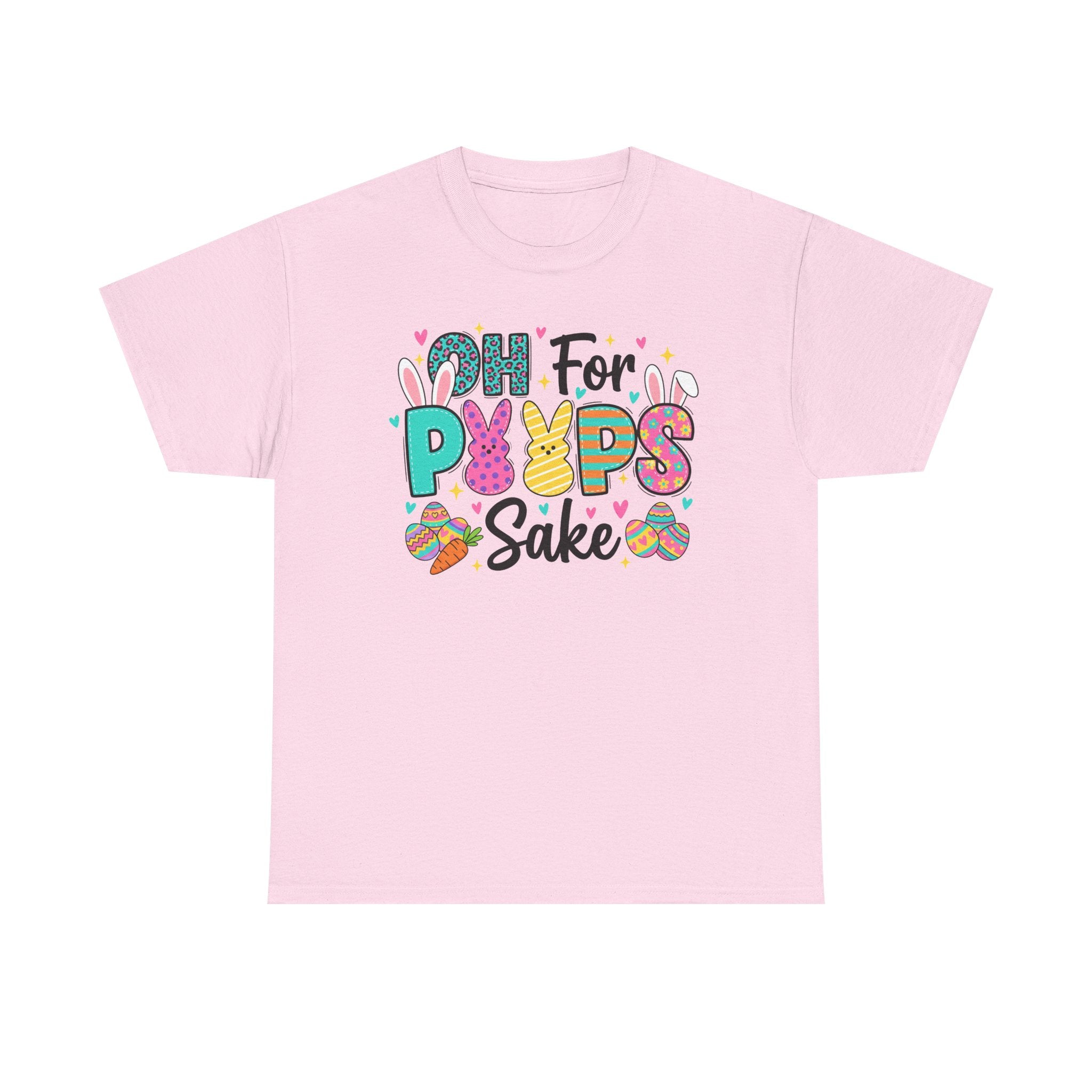 Easter "Oh For Peeps Sake" Graphic Tee — Cute Bunny & Egg Spring T-Shirt