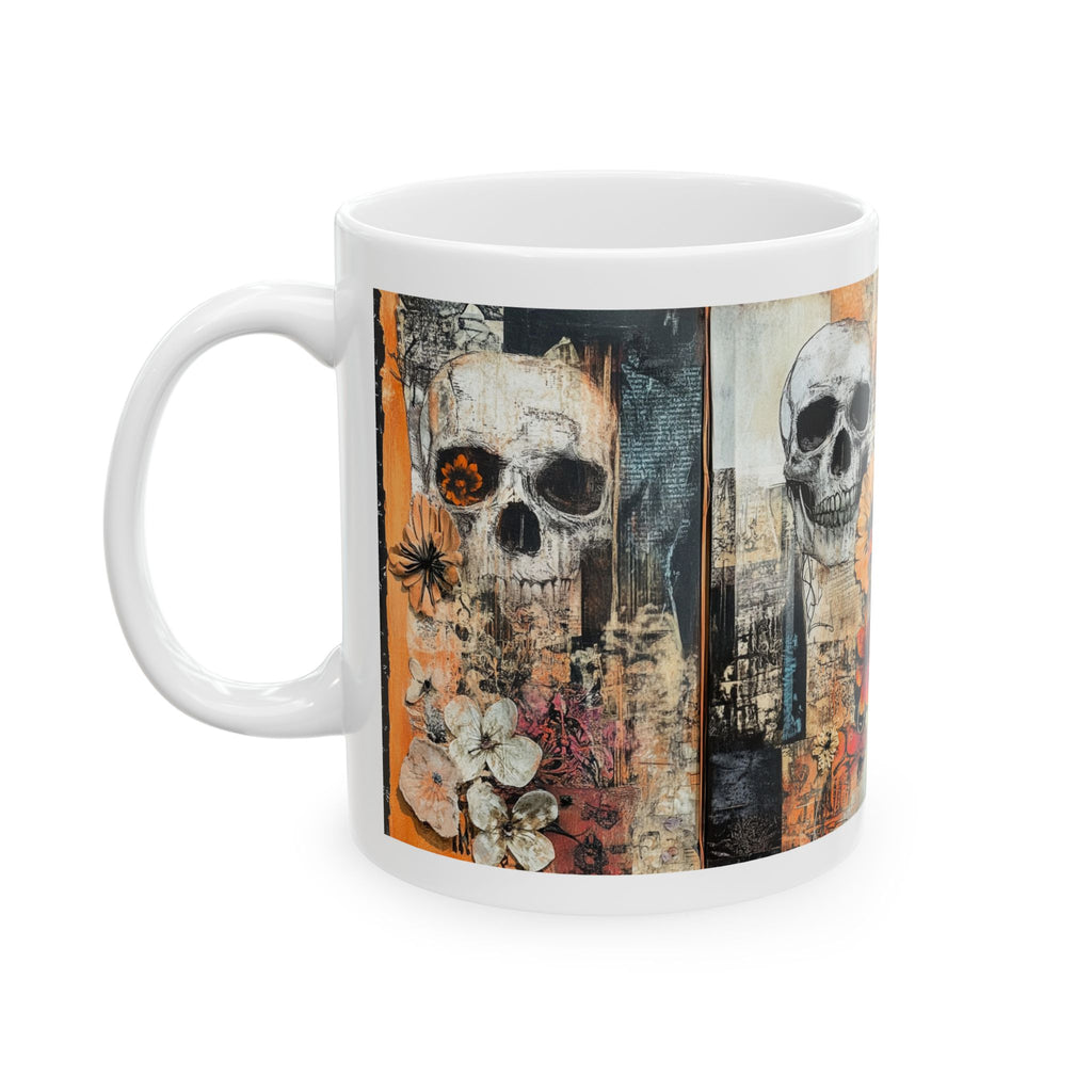 Skull Flower Coffee Mug