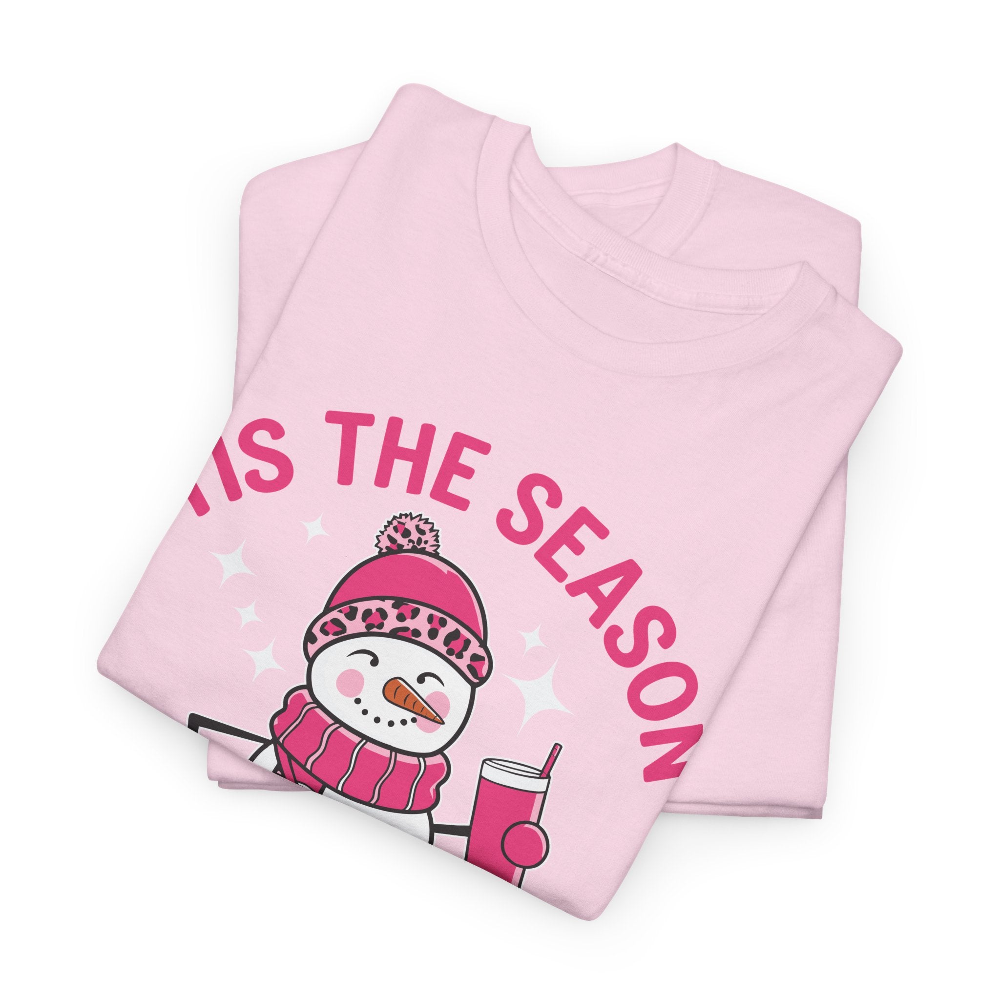 Tis The Season Bougie Snowman Tshirt