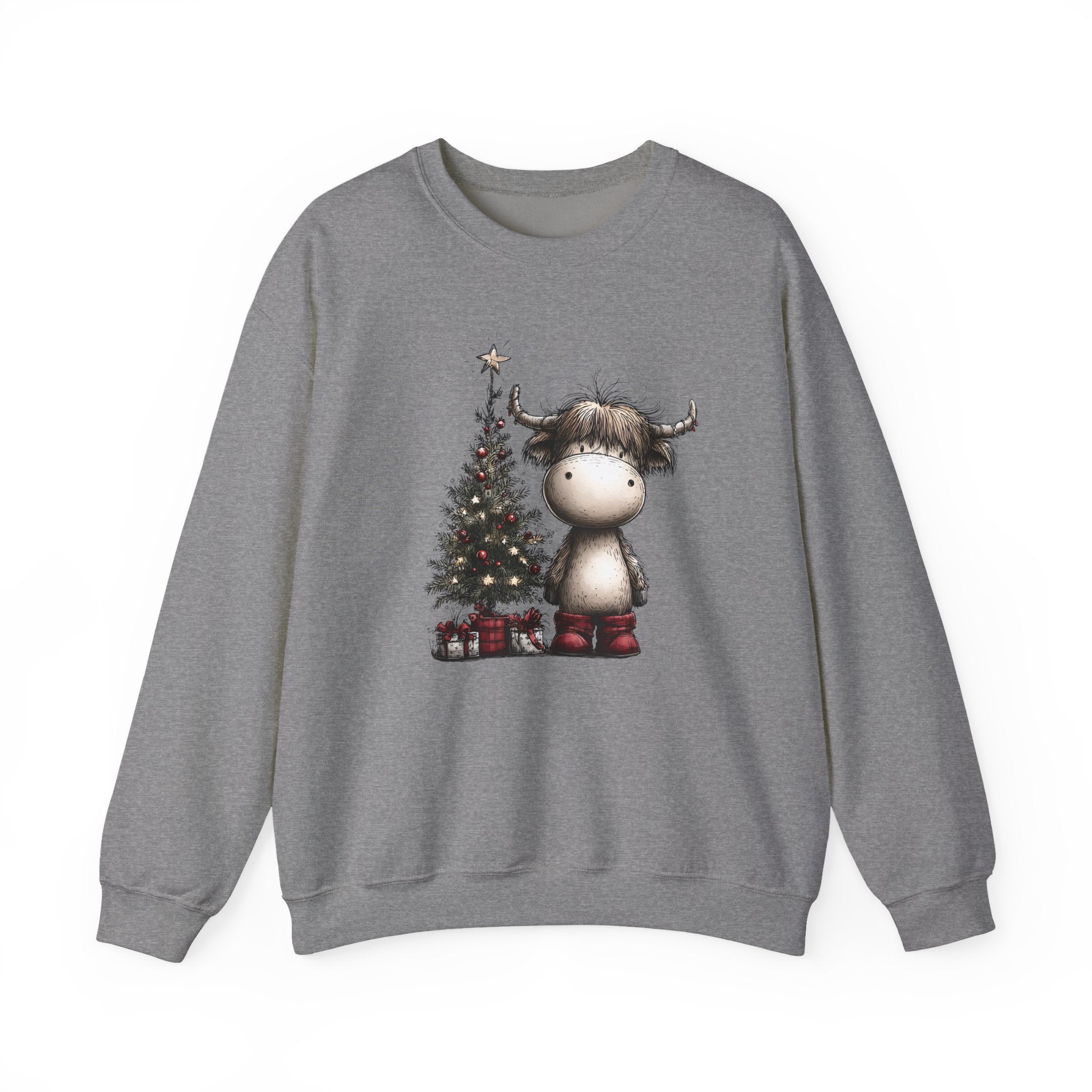 Christmas Moose Crewneck Sweatshirt