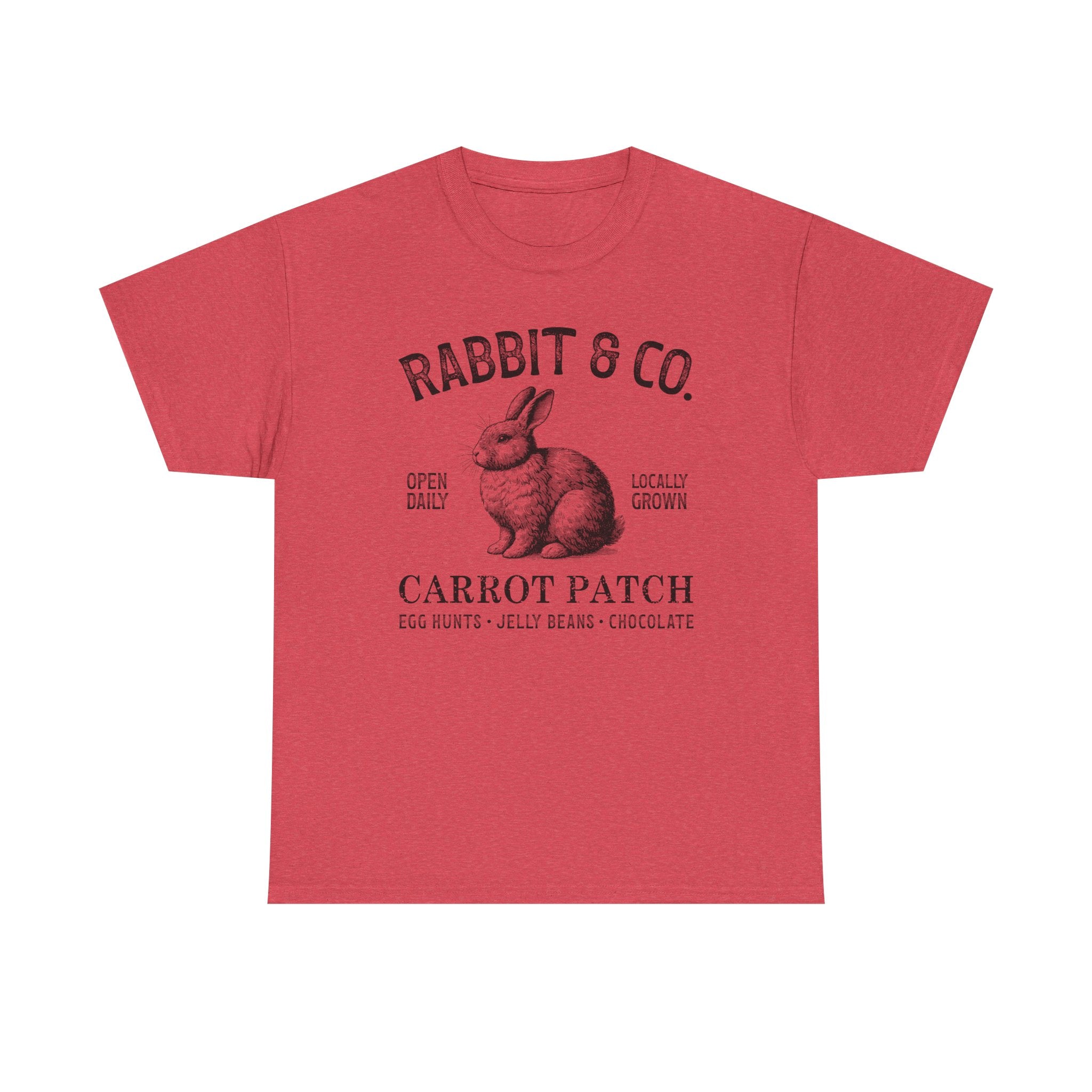 Rabbit & Co. Carrot Patch T-Shirt — Vintage Easter Bunny Graphic
