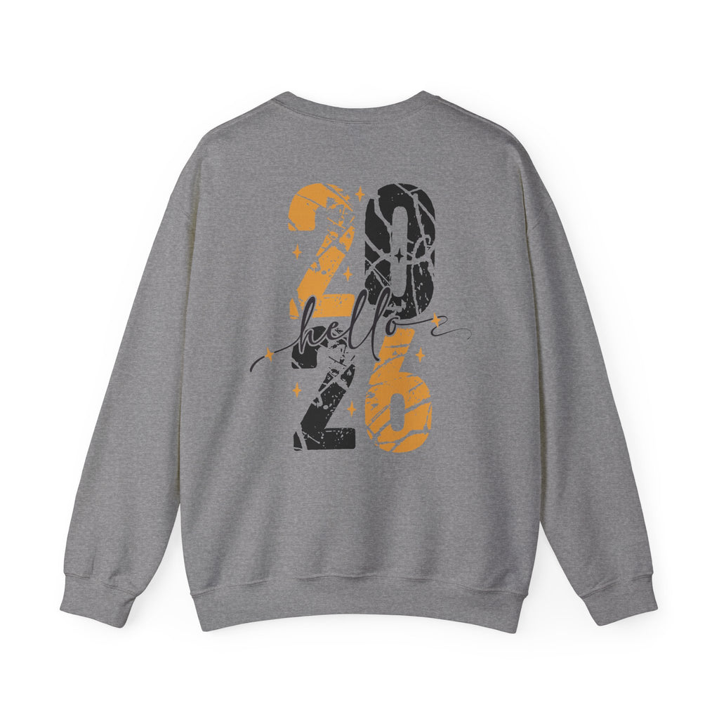 2026 New Year Graphic Pullover Sweatshirt