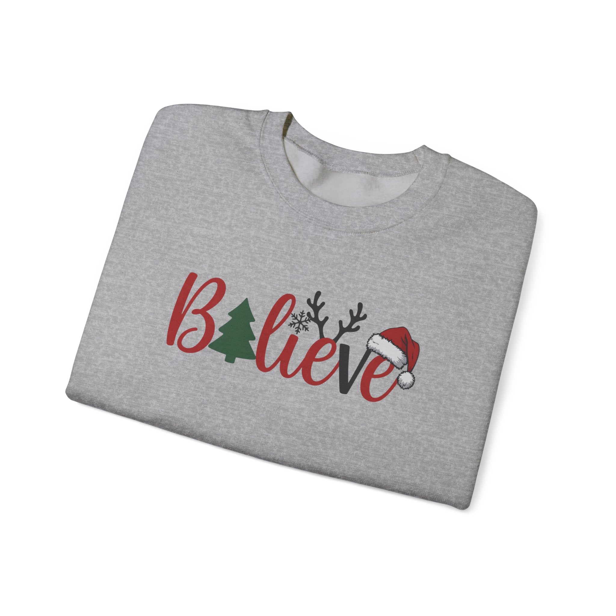 Christmas Believe Crewneck Sweatshirt