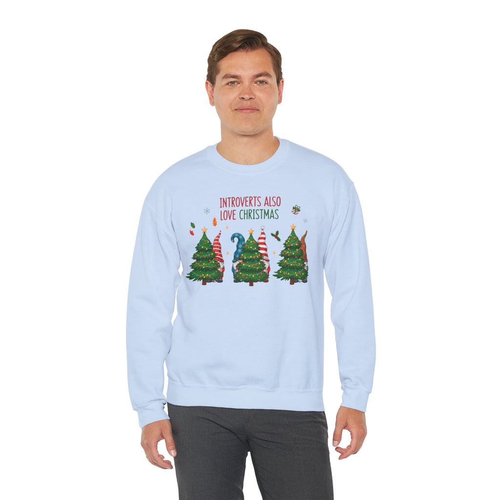 Introverts Also Love Christmas Sweatshirt