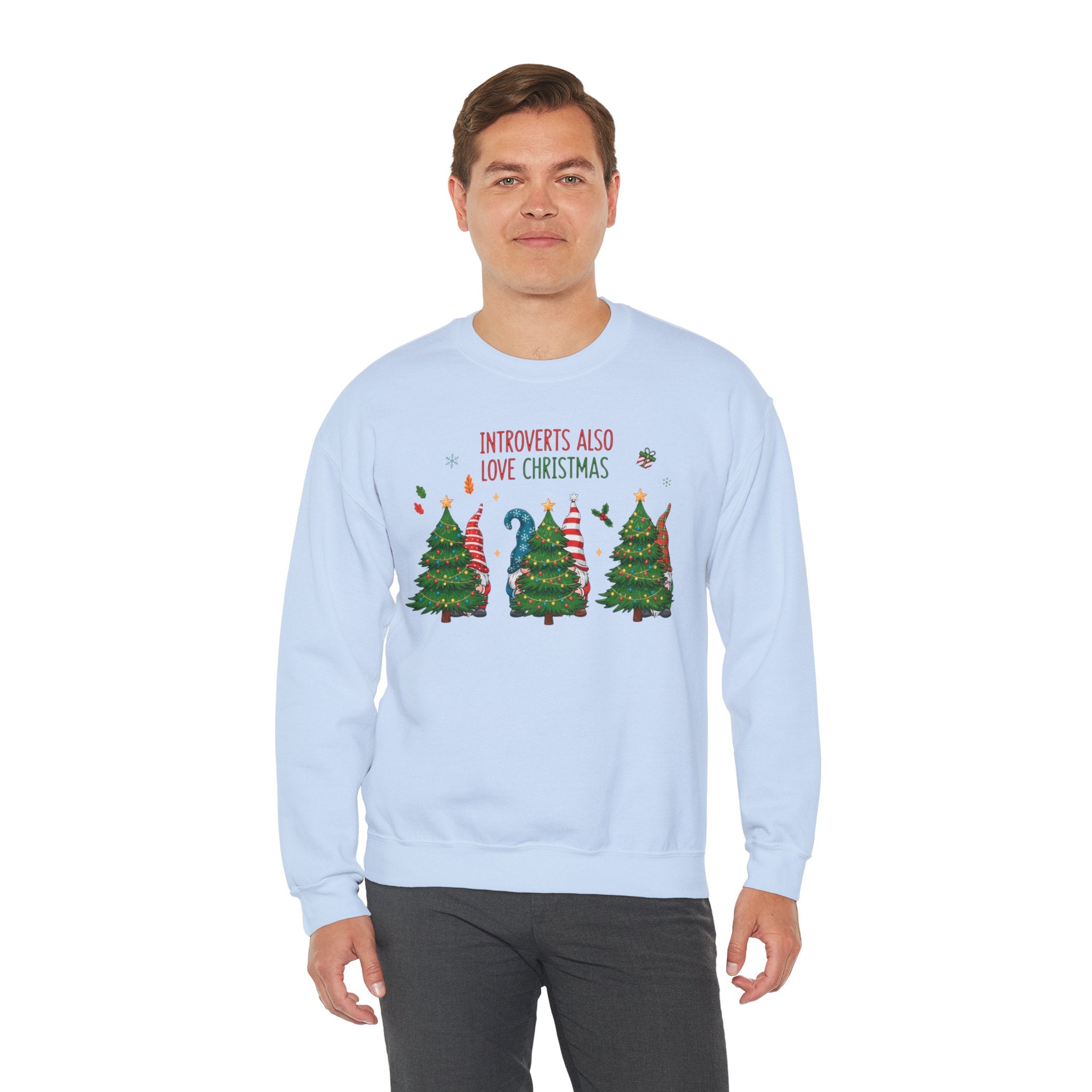 Introverts Also Love Christmas Sweatshirt