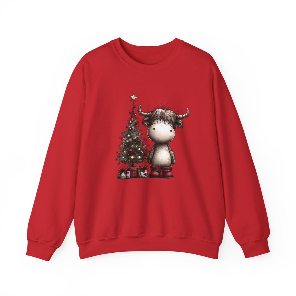 Christmas Moose Crewneck Sweatshirt
