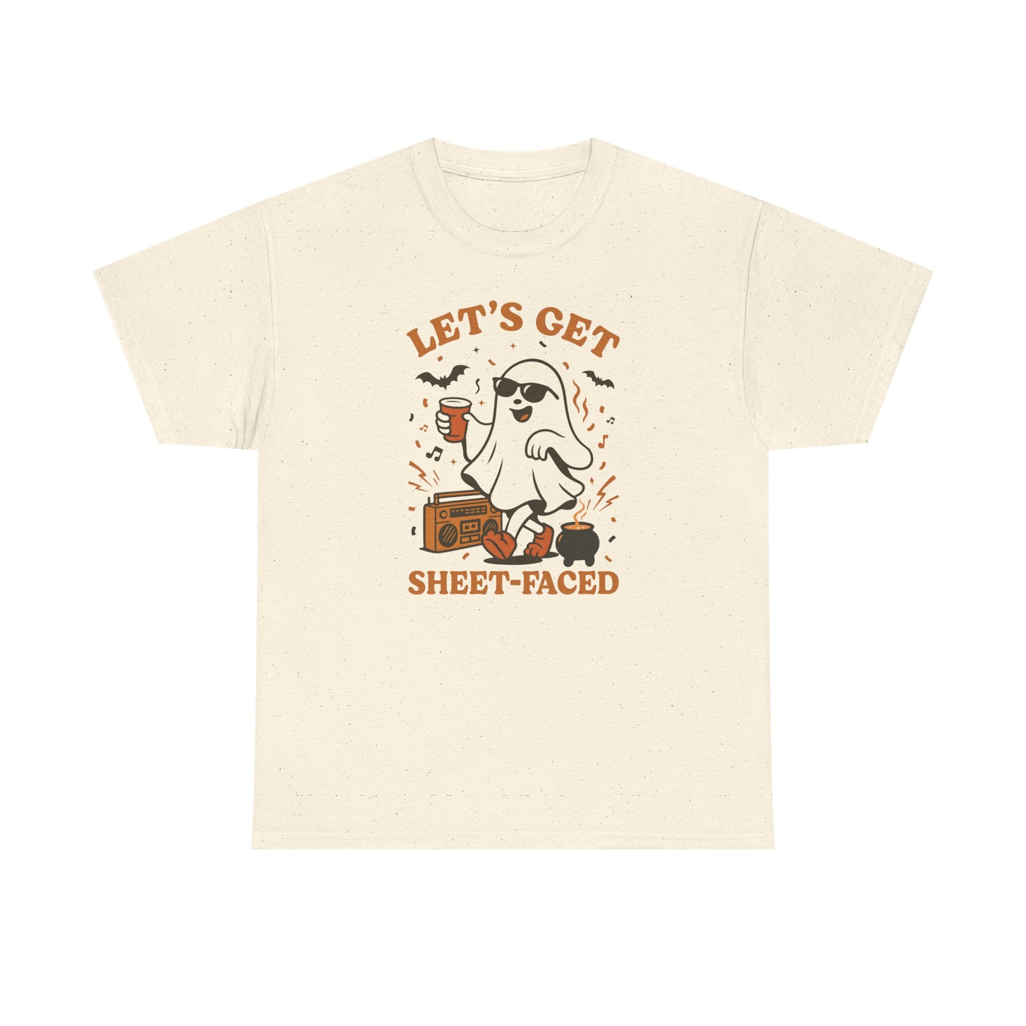 Spooky Ghost Party T-Shirt – Let’s Get Sheet-Faced