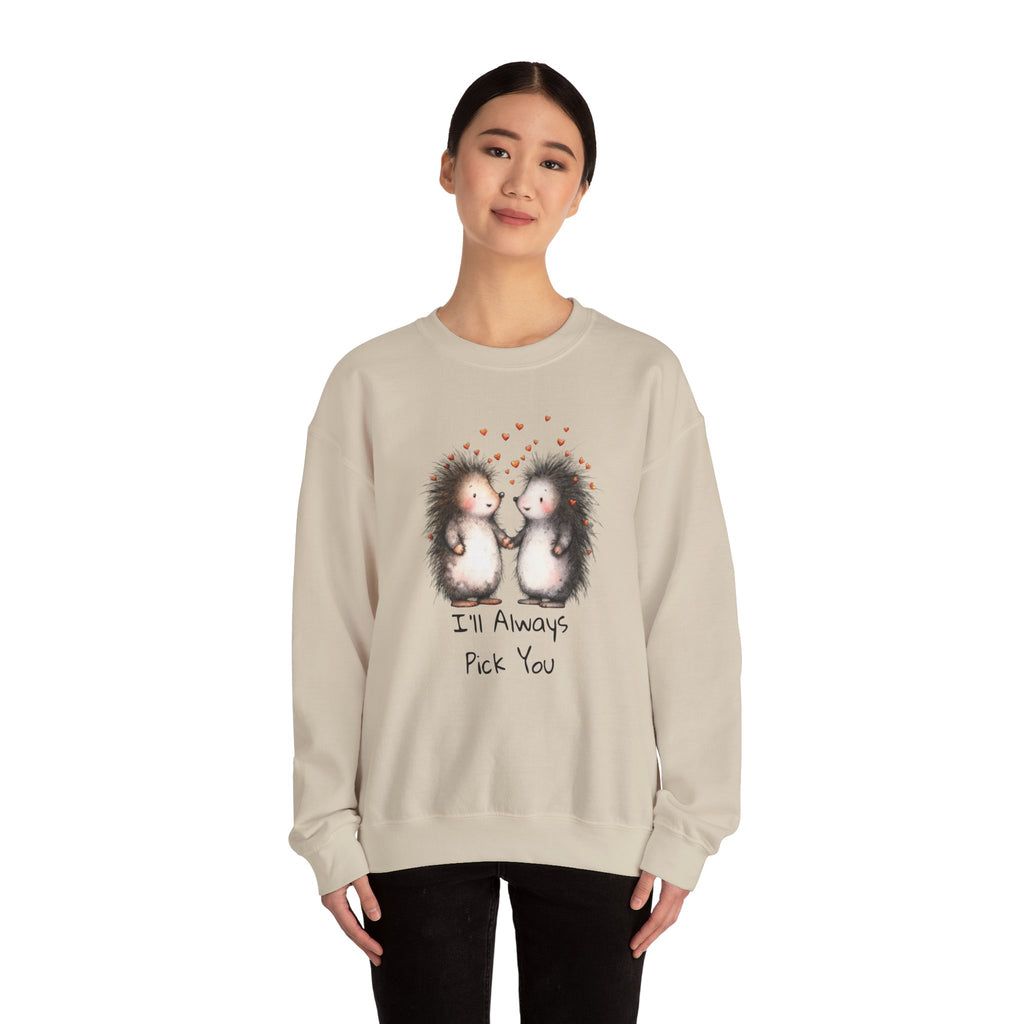 Hedgehog Couple Personalized Sweatshirt