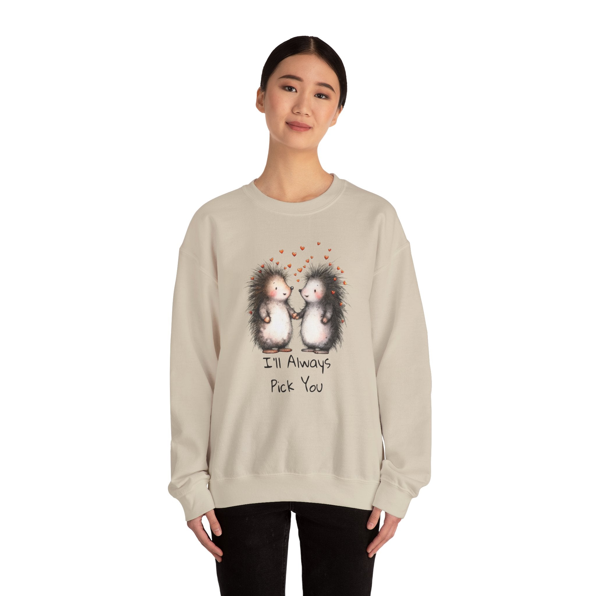 Hedgehog Couple Personalized Sweatshirt