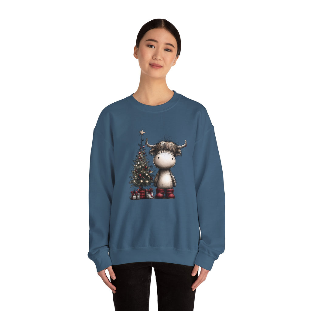 Christmas Moose Crewneck Sweatshirt