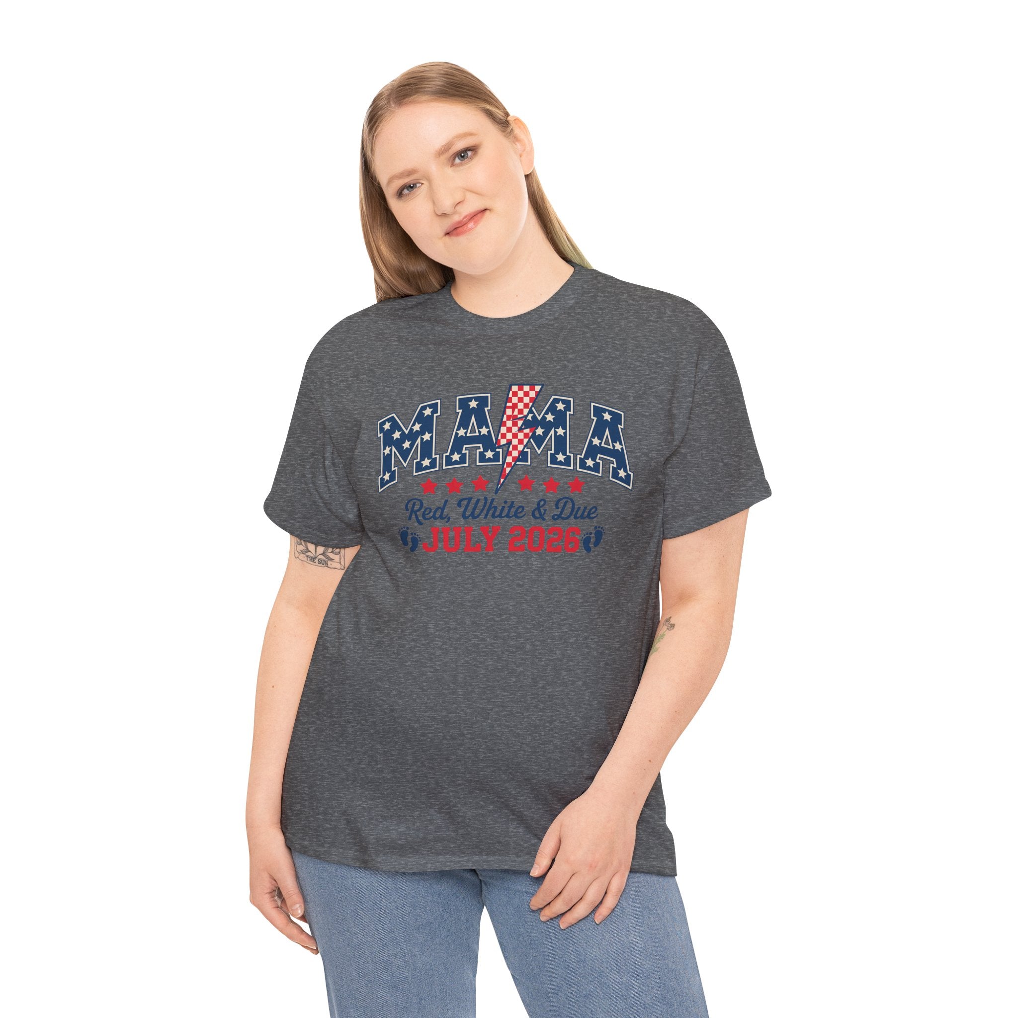 Mama — Red, White & Due July 2026 Tee