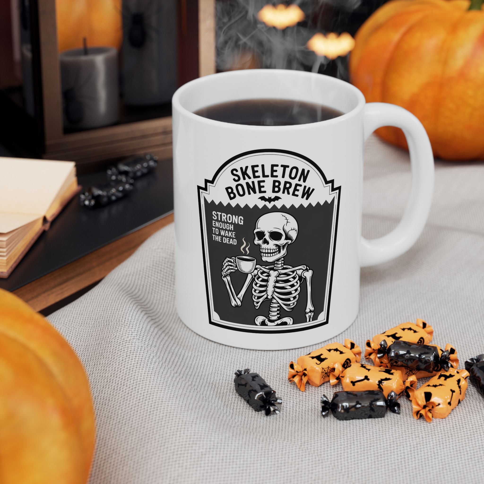 Skeleton Bone Brew Ceramic Mug