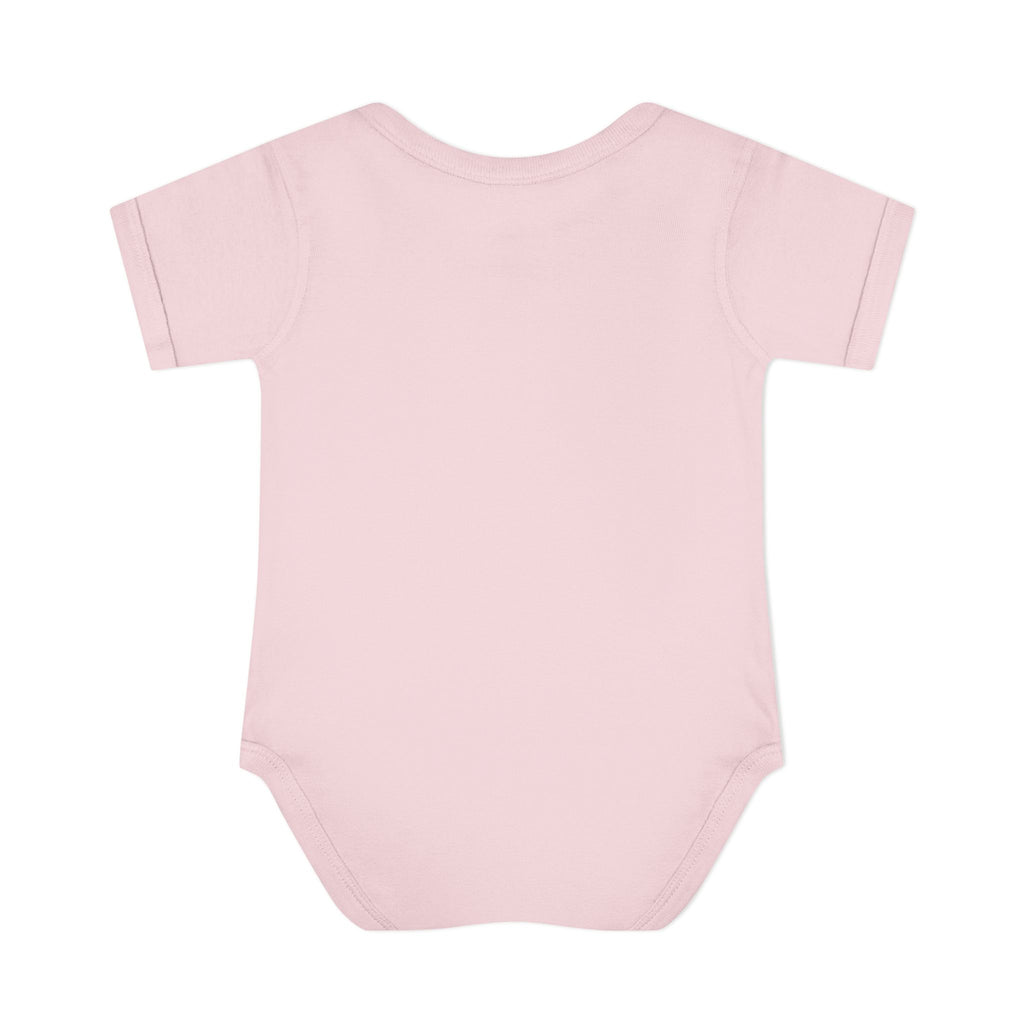 Valentine Bear Infant Bodysuit — "Be Mine" Personalized Baby Onesie