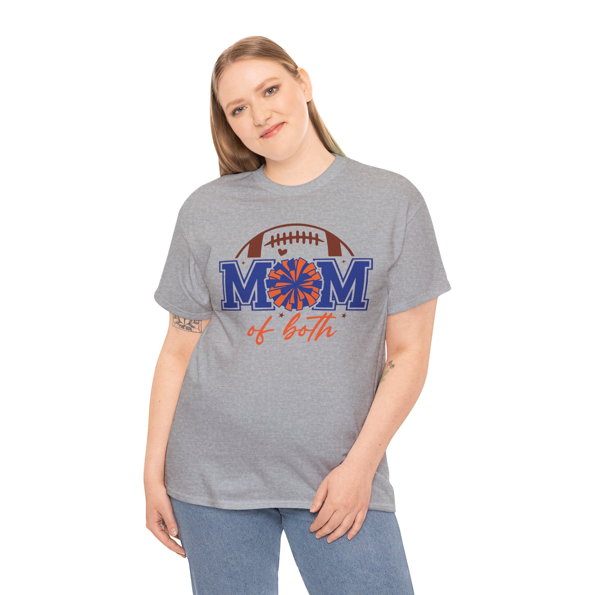Football Cheerleading Mom Of Both T-shirt