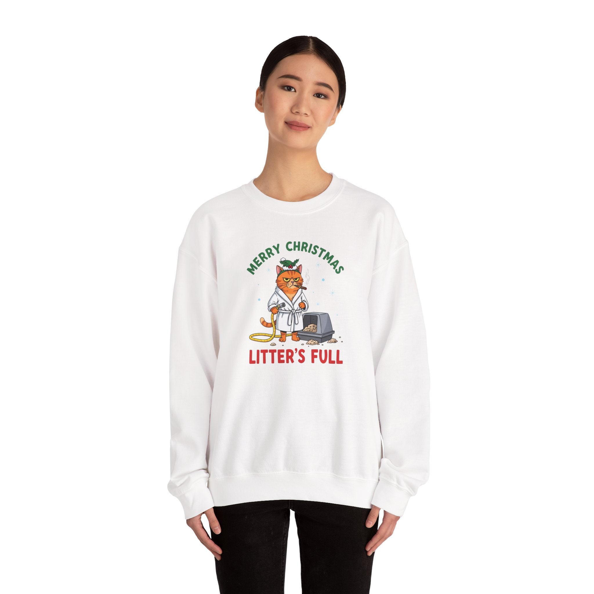 Merry Christmas Litter's Full Sweatshirt