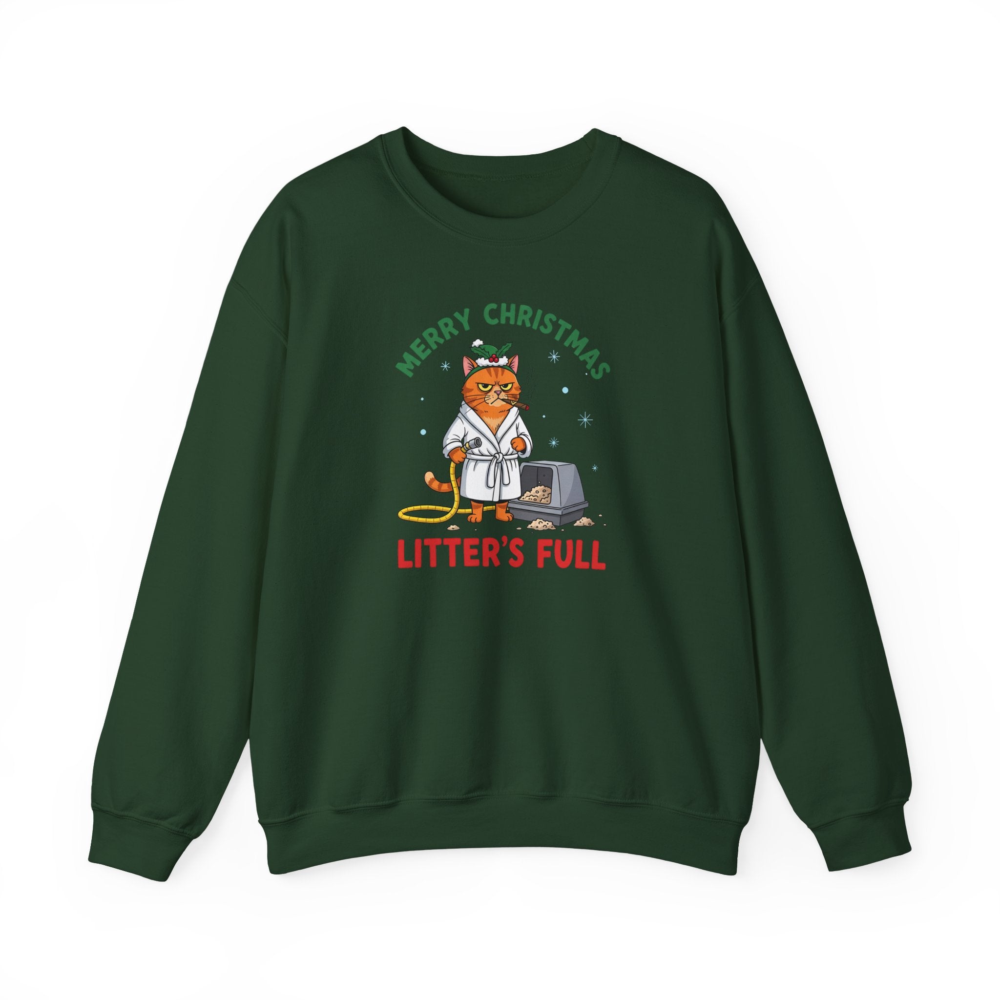 Merry Christmas Litter's Full Sweatshirt
